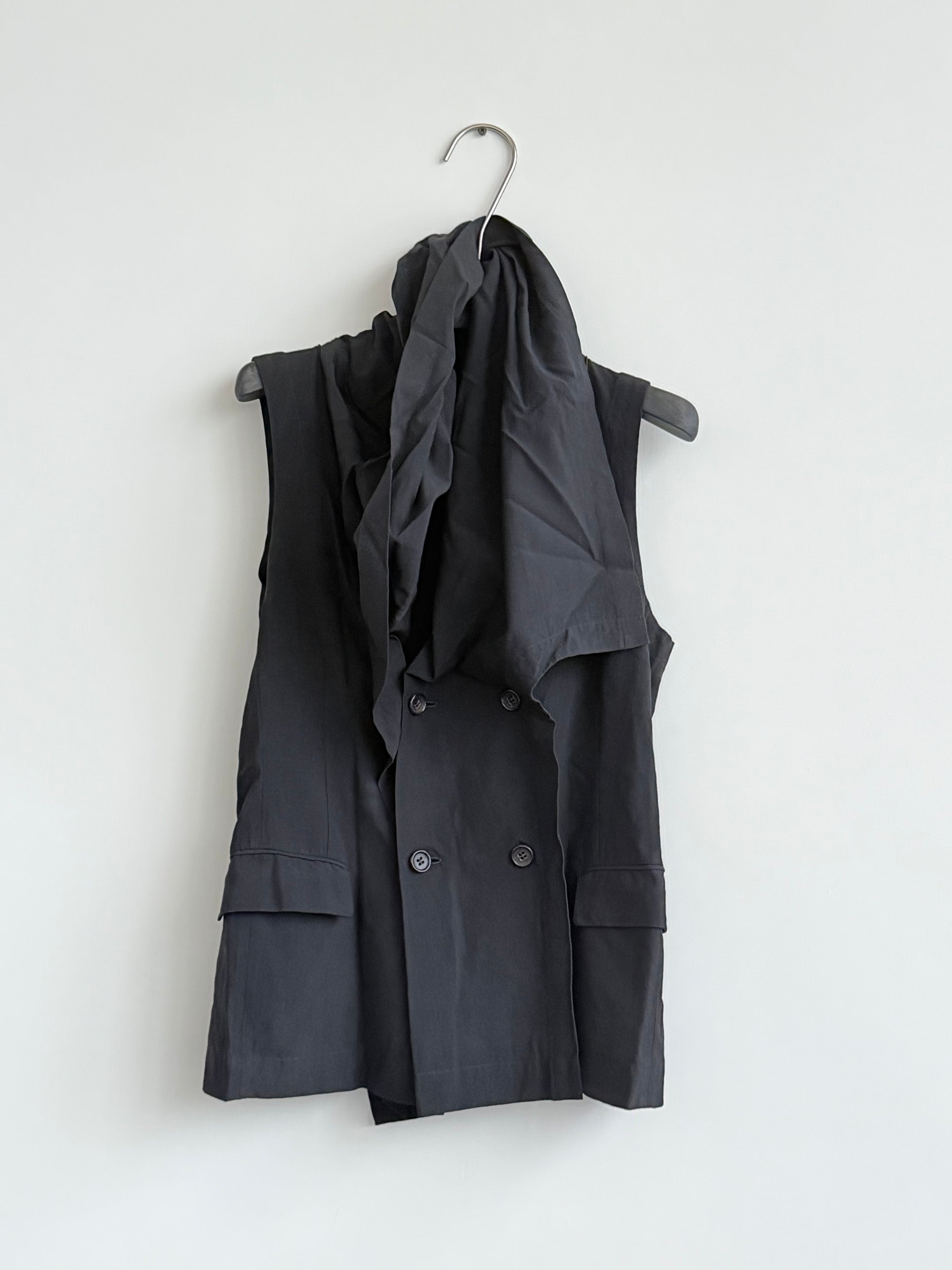 TRICOT CDG F/W 1991 DRAPE TOP