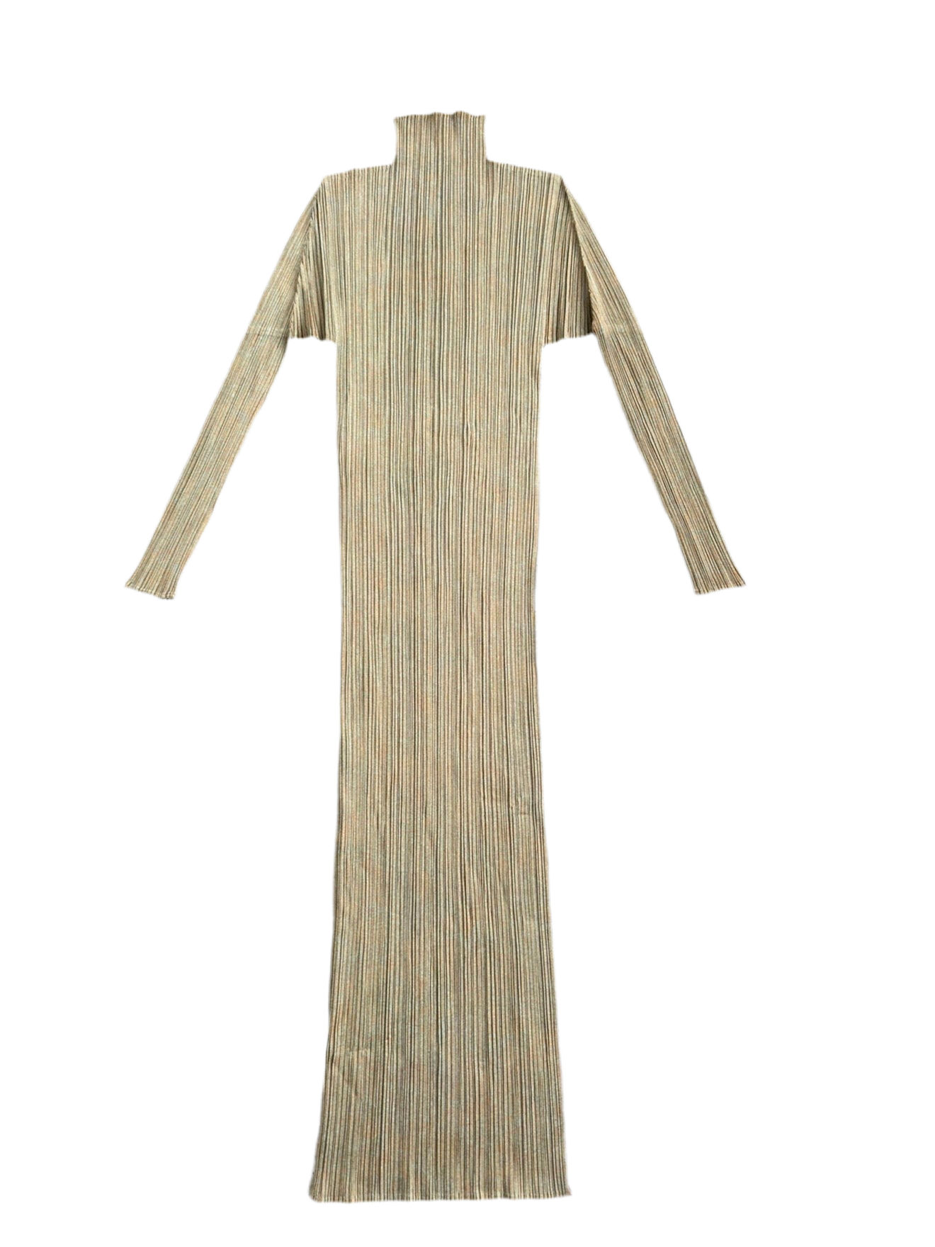 PLEATS PLEASE 1998 PEONY MAXI DRESS