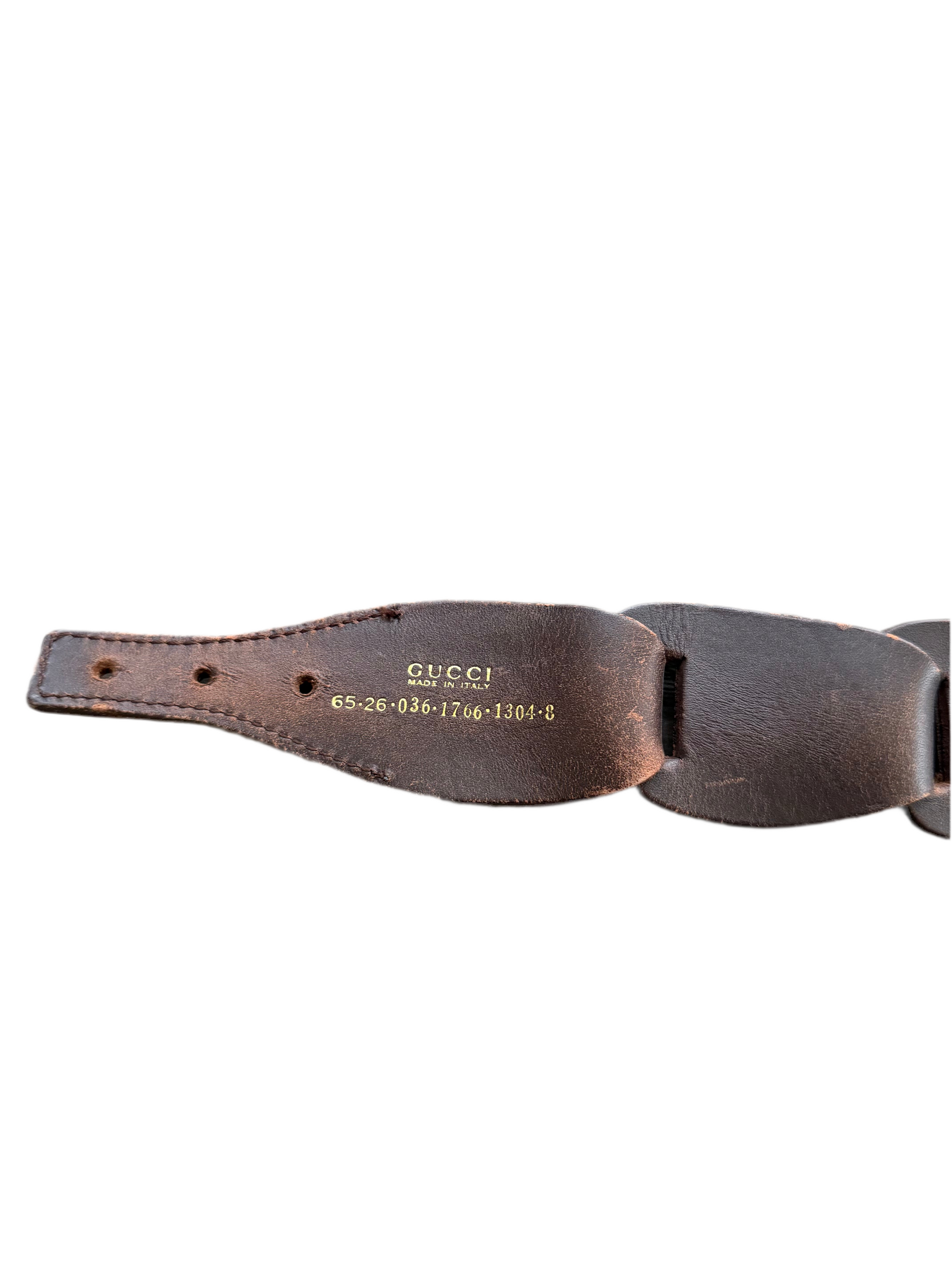 GUCCI BY TOM FORD S/S 1997 LEATHER BELT