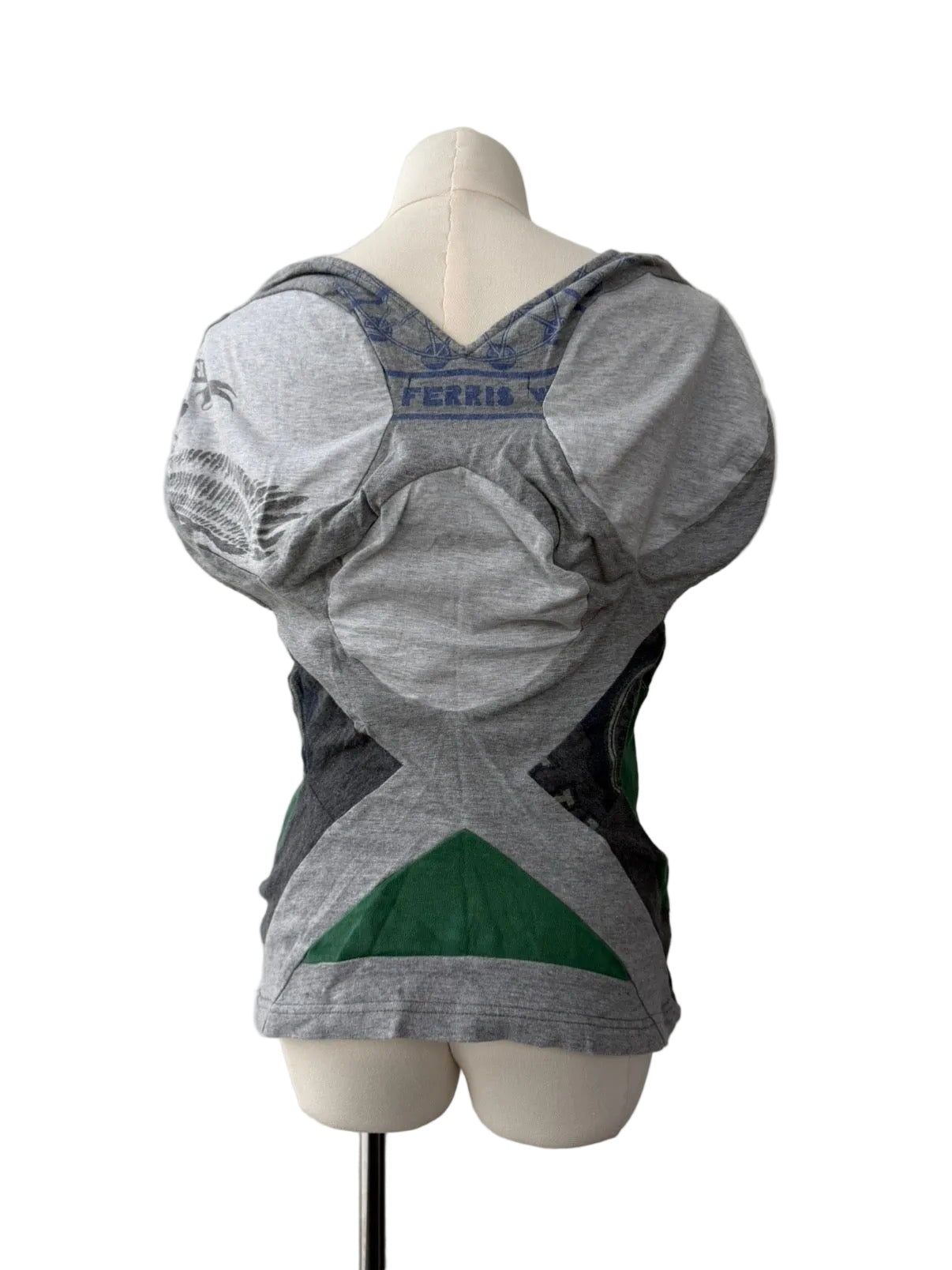 JUNYA WATANABE S/S 2006 PATCHWORK DOCKING TOP