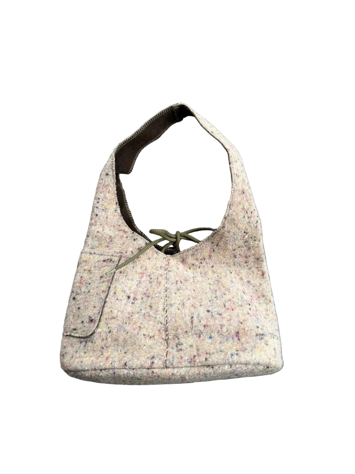 MIU MIU F/W 1999 FELTED WOOL HOBO BAG