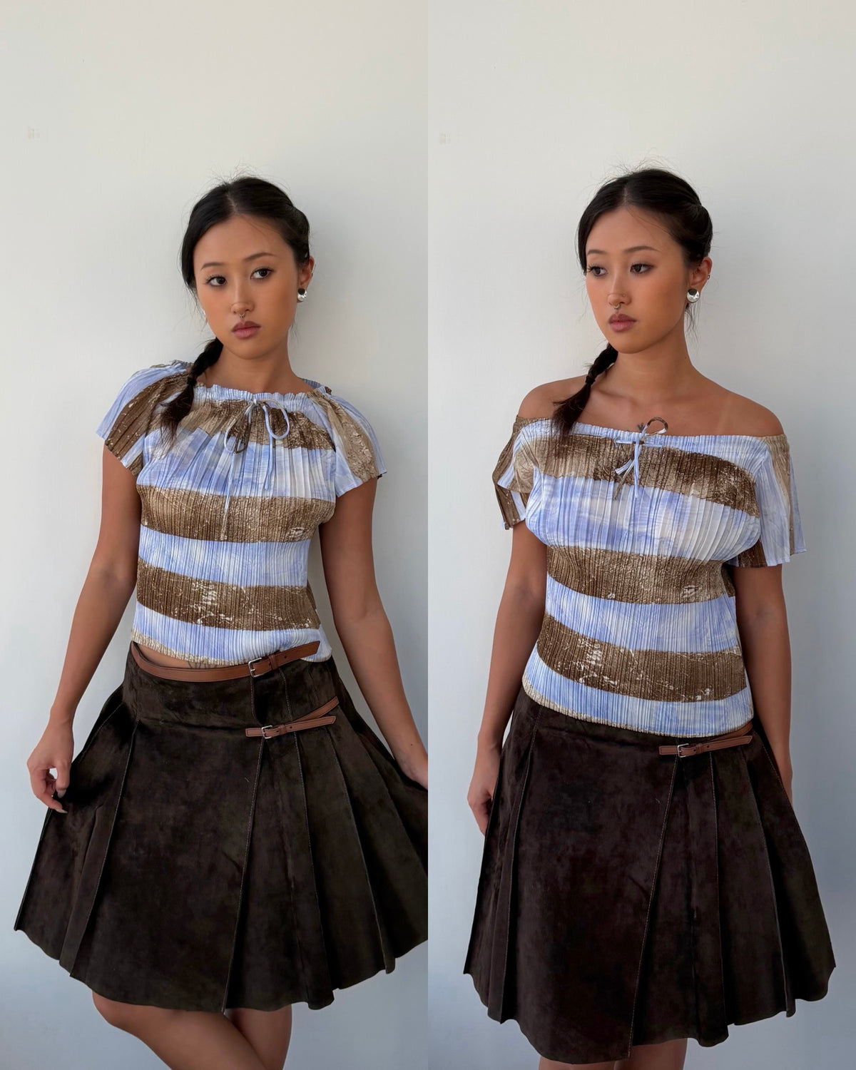 PLEATS PLEASE S/S 2003 RIBBON TOP