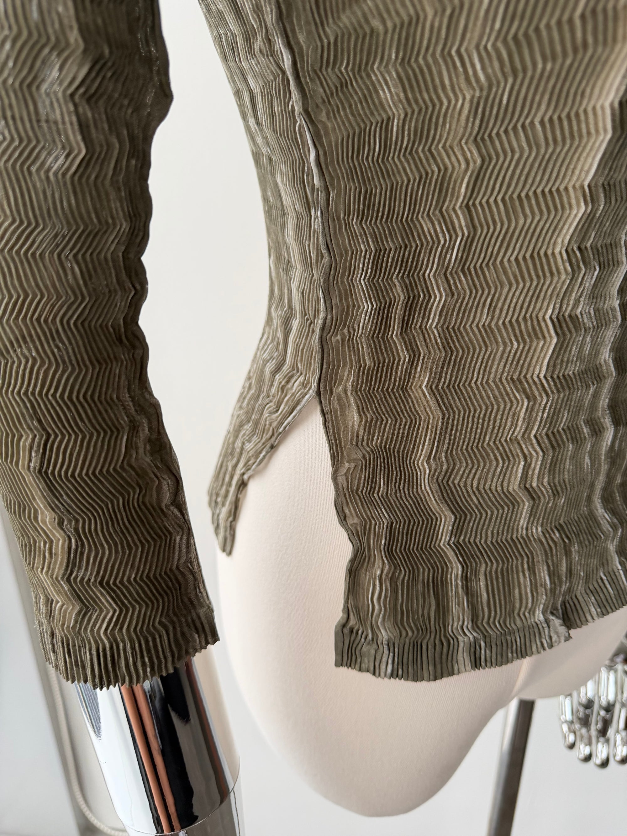 ISSEY MIYAKE F/W 1998 ZIC ZAC PLEATS TOP
