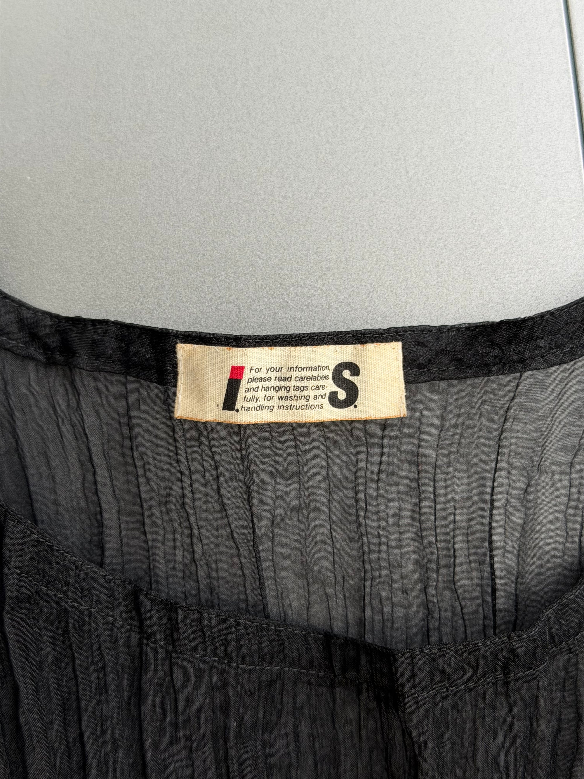 ISSEY MIYAKE SPORT 80s CRINKLED NYLON TOP