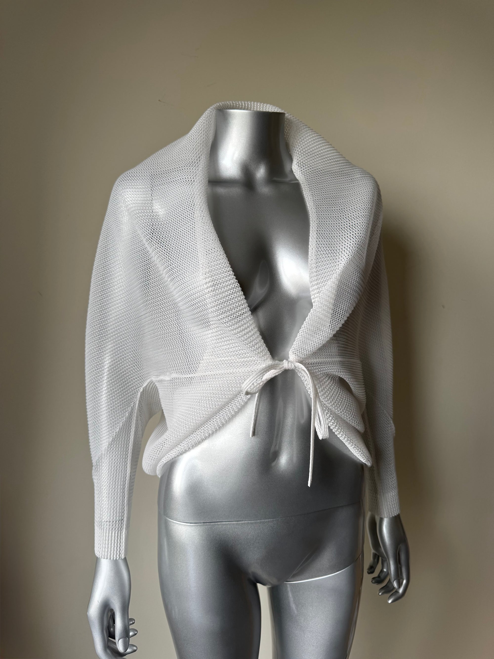 PLEATS PLEASE S/S 2005 MESH BOLERO