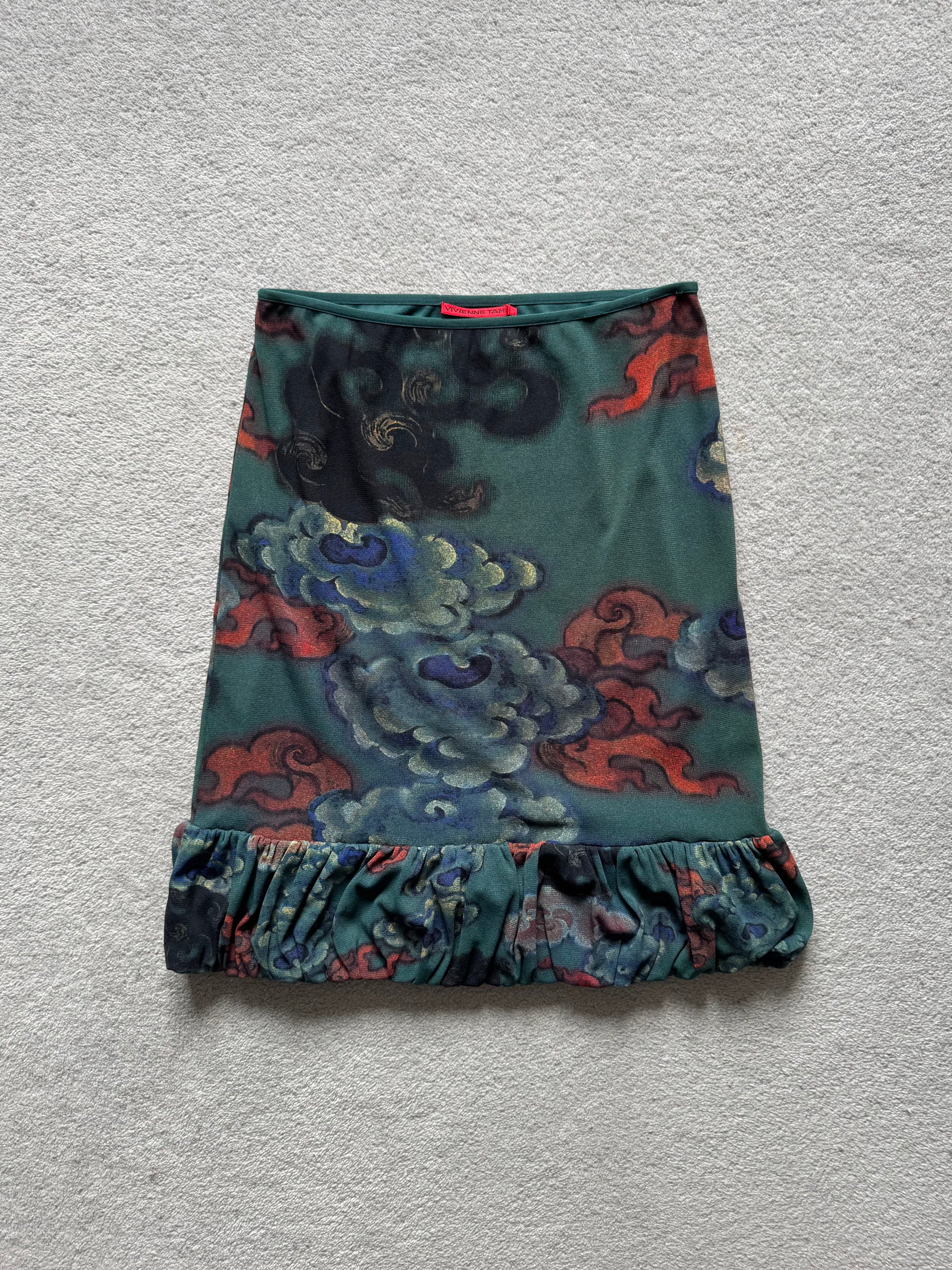 VIVIENNE TAM 00s CHINESE CLOUD MESH SKIRT