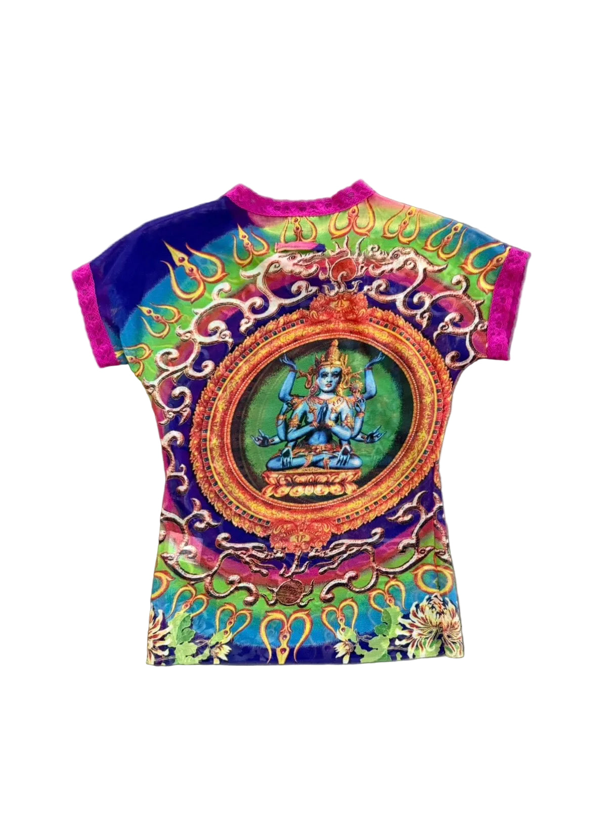 JEAN PAUL GAULTIER S/S 1997 SHIVA MESH TOP