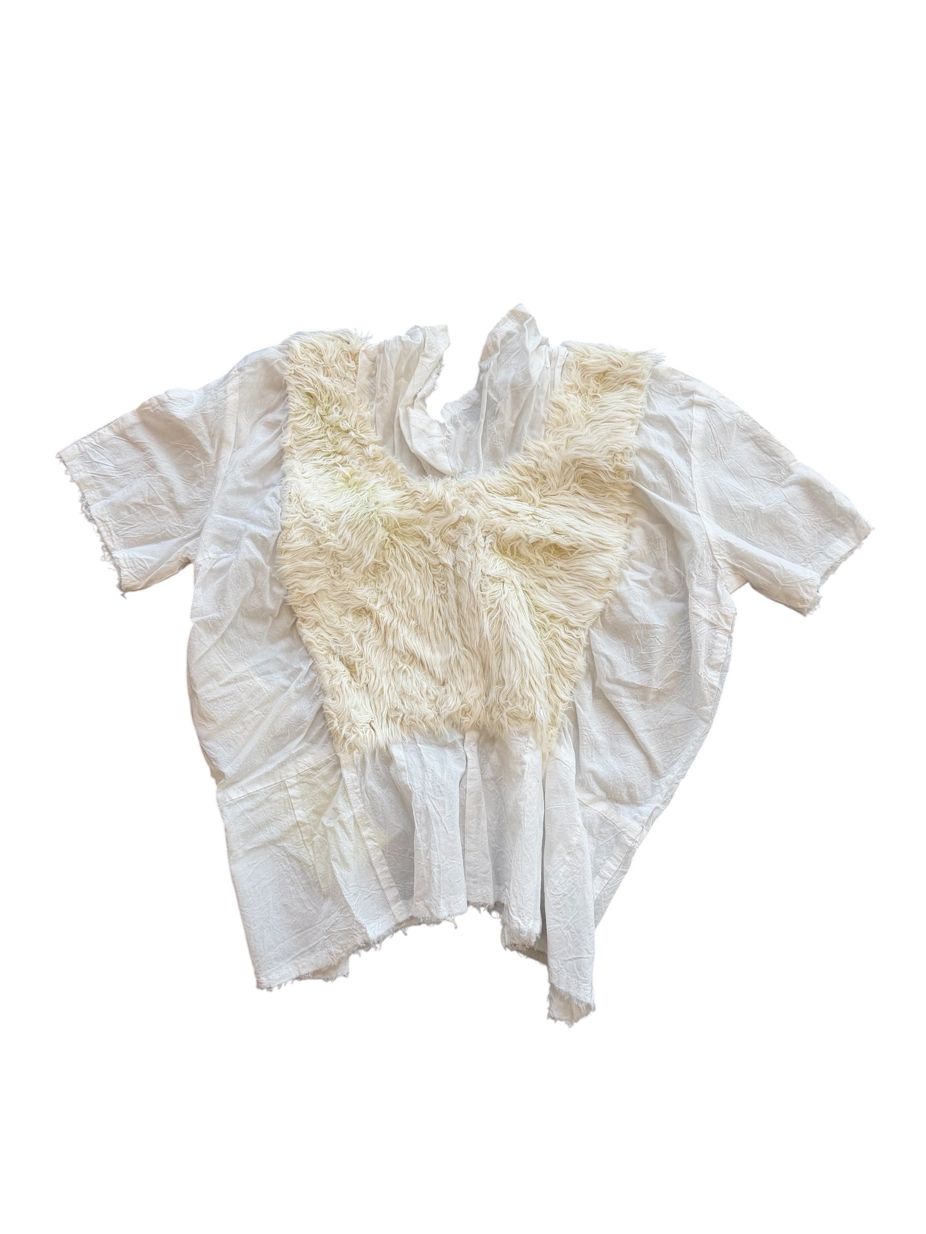 COMME DES GARCONS S/S 2002 FAUX FUR TOP