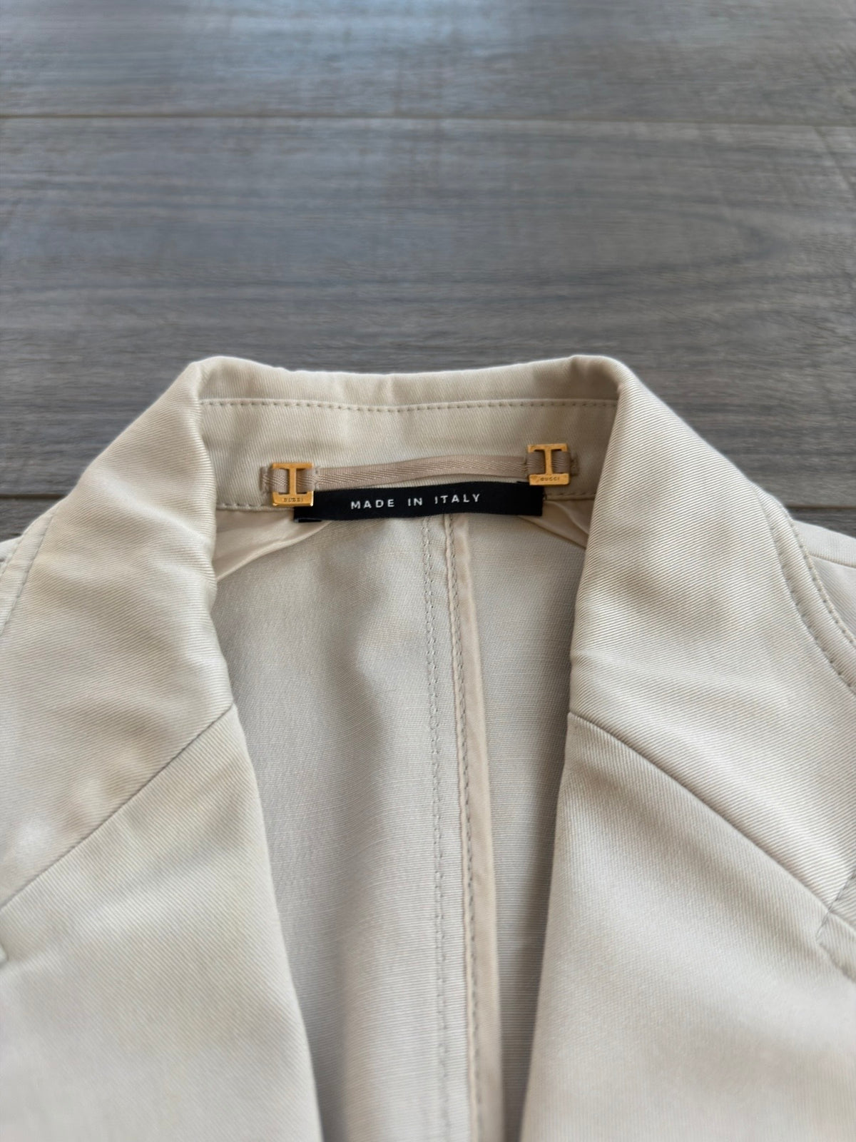 GUCCI BY TOM FORD S/S 2003 SAFARI BELTED BLAZER