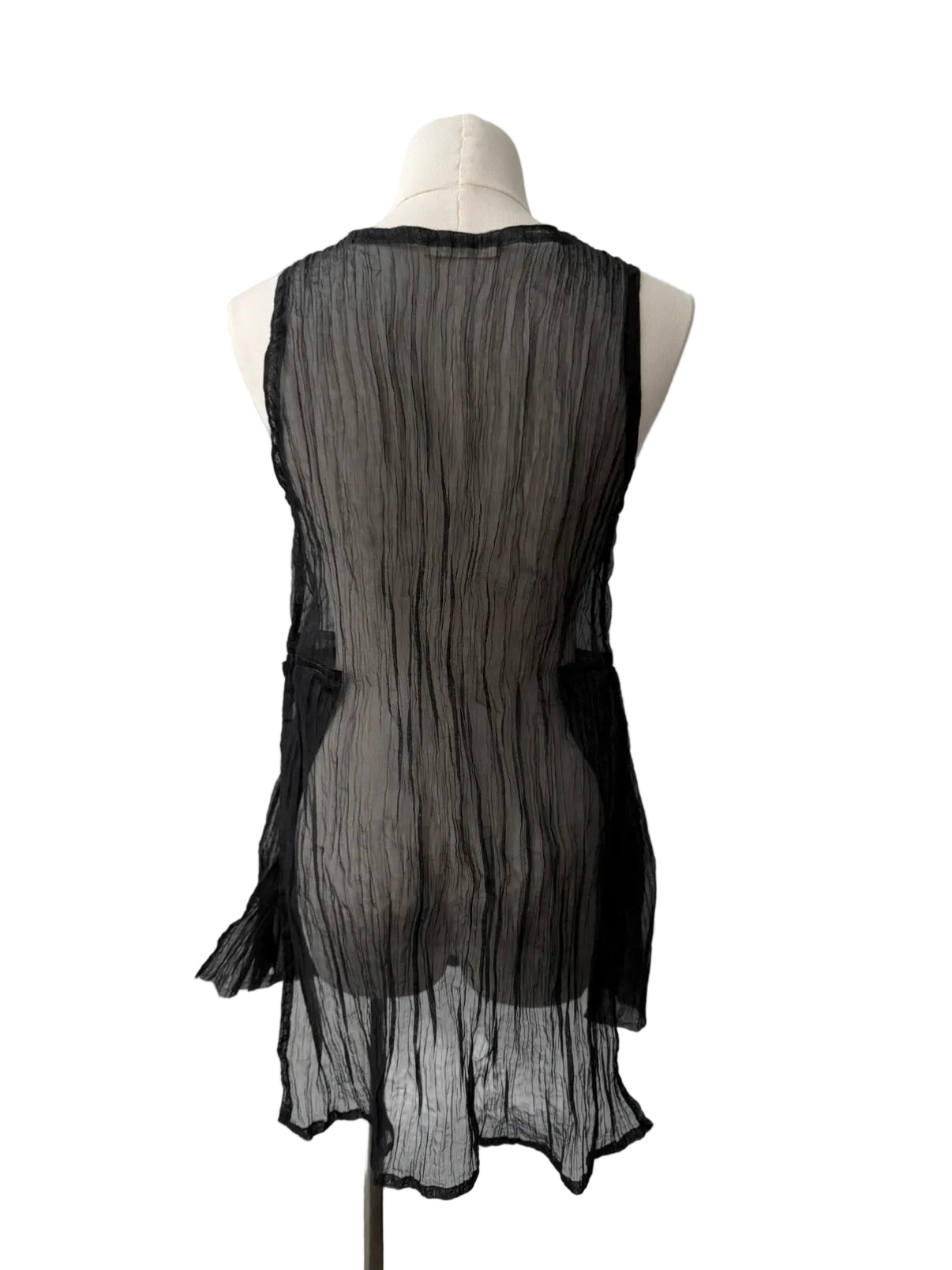 ISSEY MIYAKE SPORT 80s CRINKLED NYLON TOP