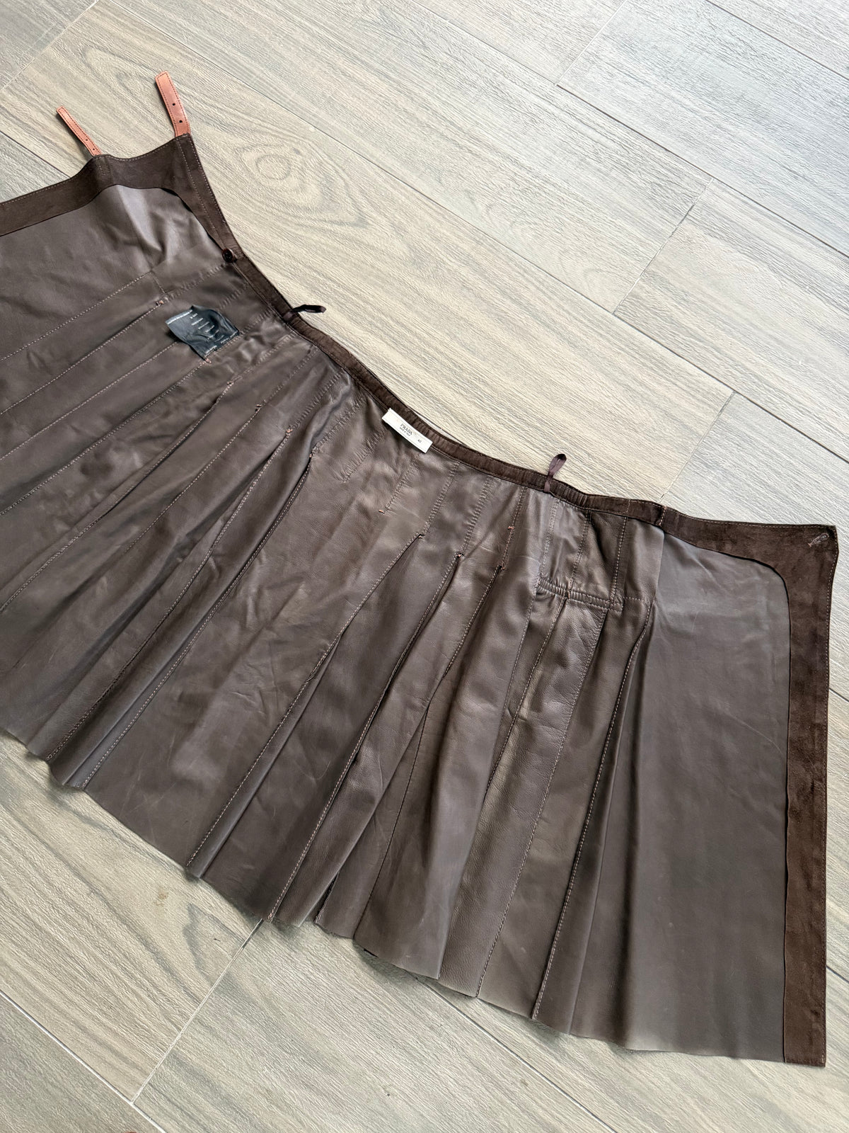 PRADA F/W 1999 SUEDE LEATHER SKIRT
