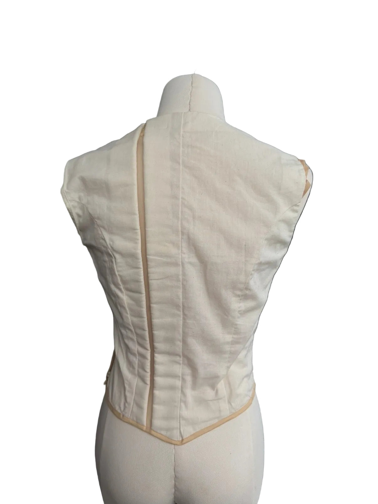COMME DES GARCONS F/W 1997 CALICO CORSET TOP