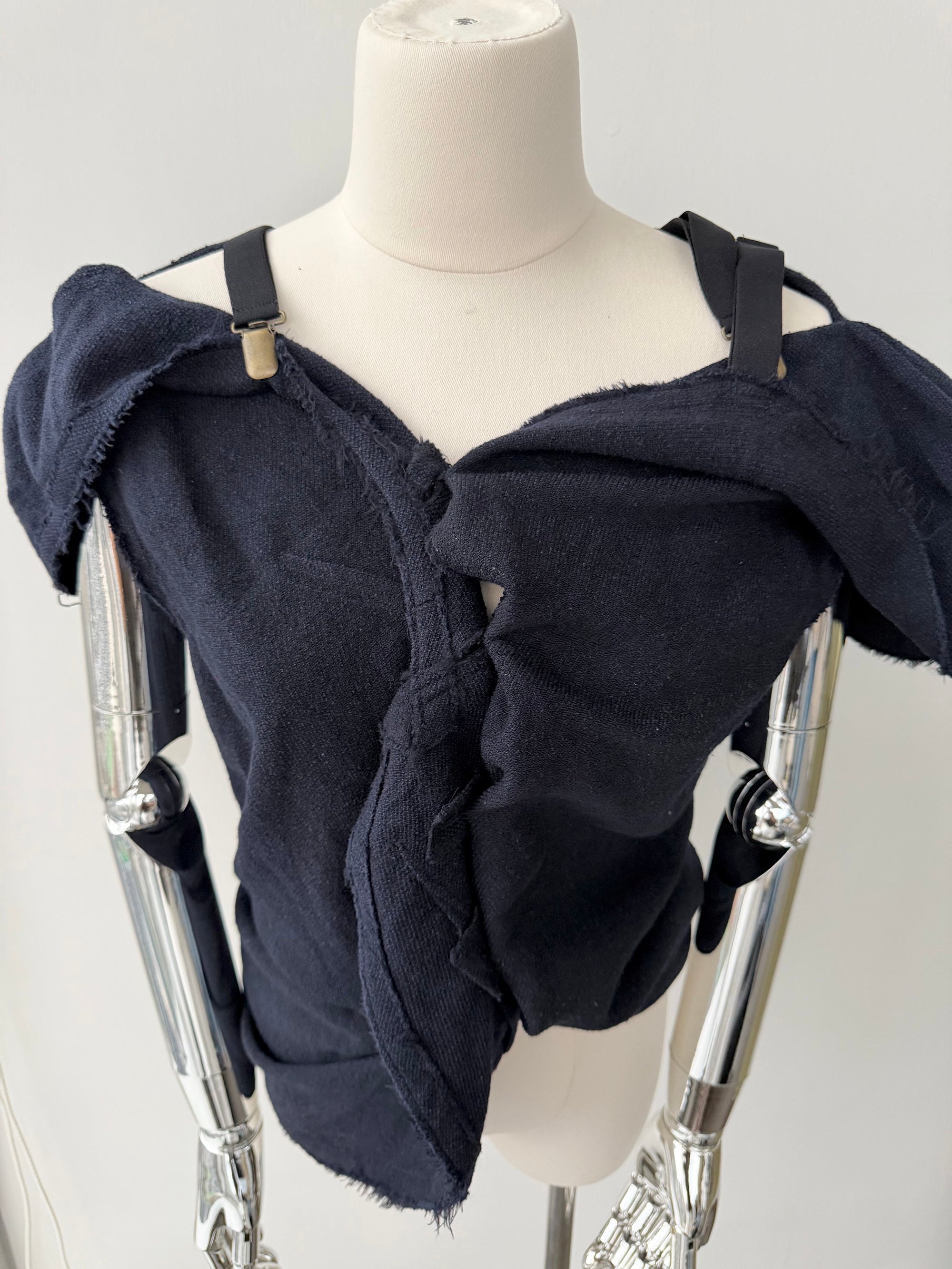 ISSEY MIYAKE F/W 2004 WOOL DECONSTRUCTED TOP