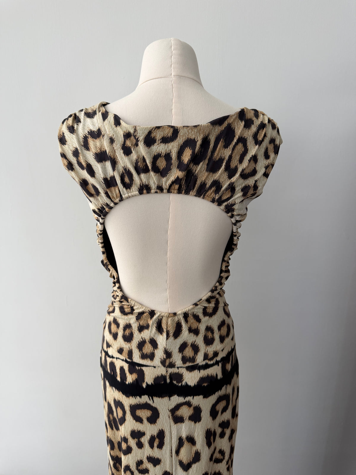 ROBERTO CAVALLI S/S 2012 LEOPARD MAXI DRESS