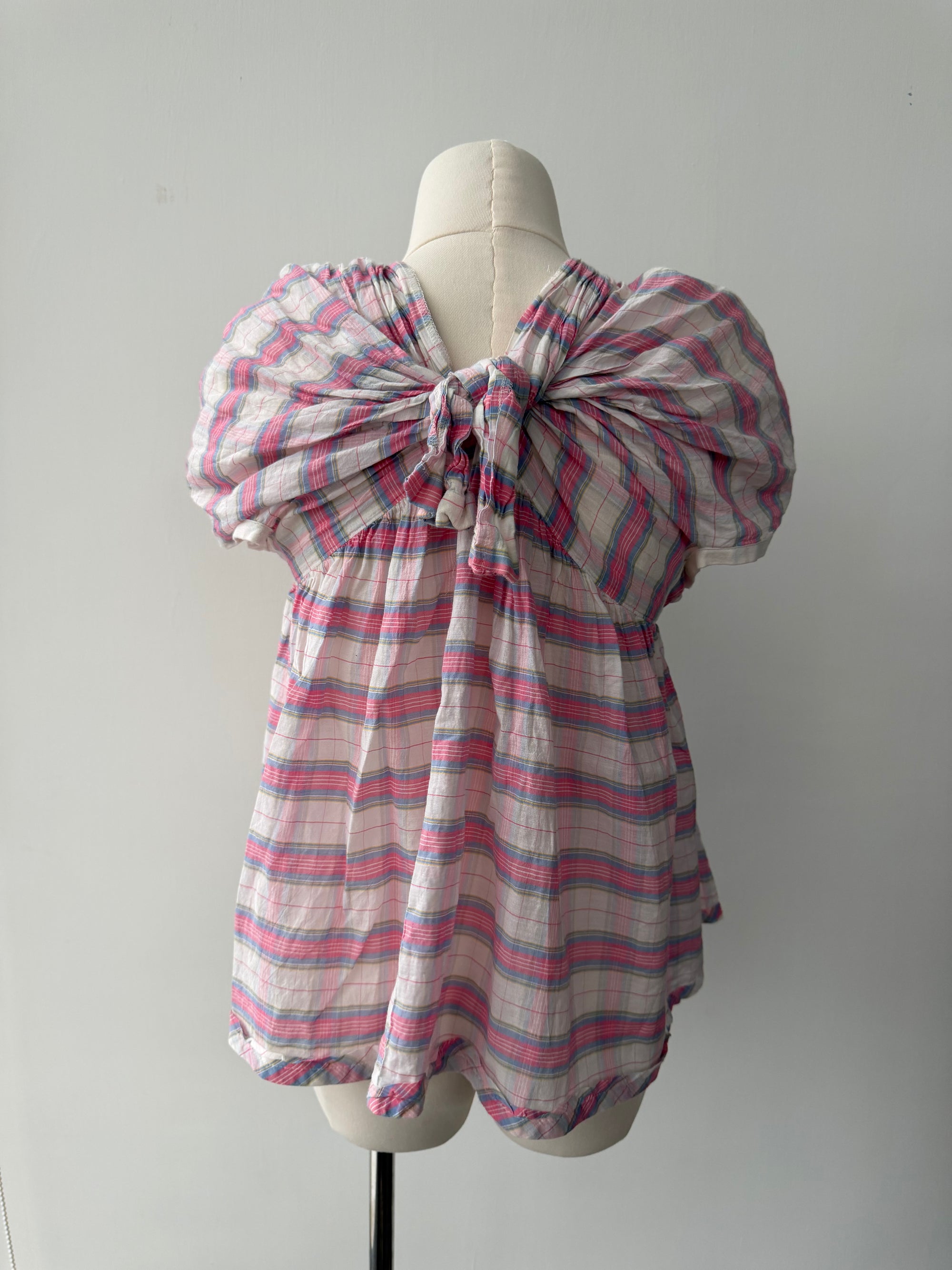 TRICOT CDG S/S 2017 PINK KNOT BLOUSE