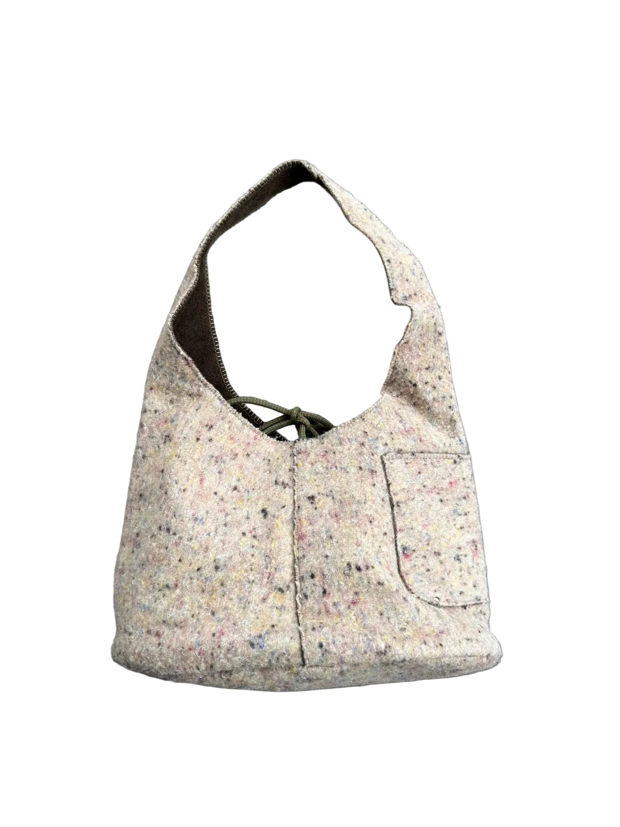 MIU MIU F/W 1999 FELTED WOOL HOBO BAG