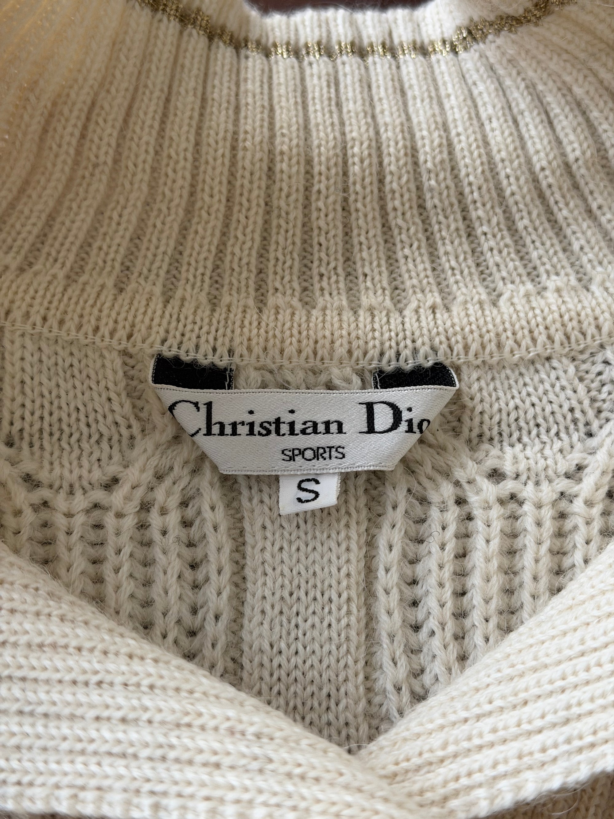 CHRISTIAN DIOR SPORTS 90s CHUNKY SWEATER