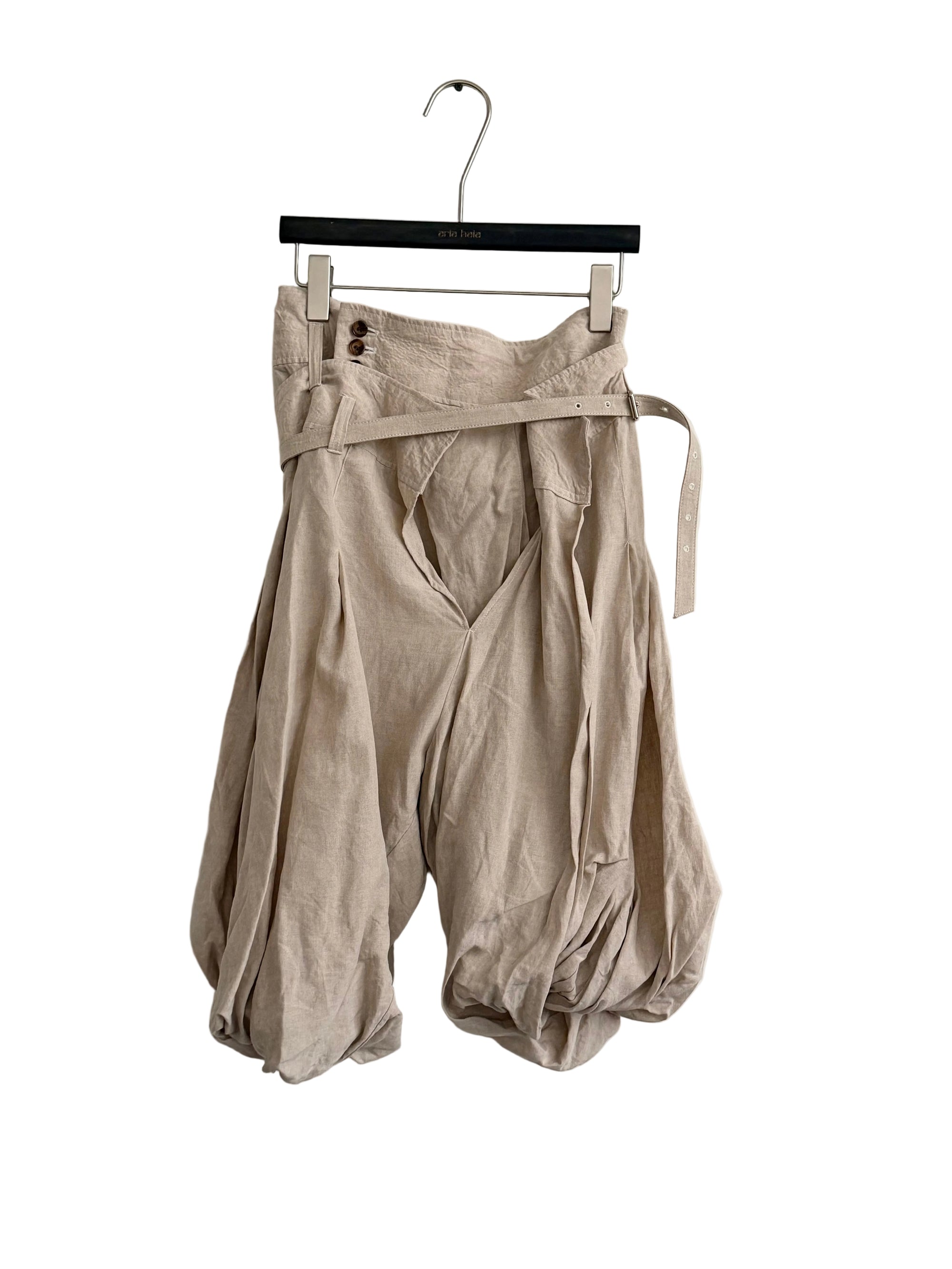 JUNYA WATANABE CDG S/S 2008 LINEN BALLOON PANTS