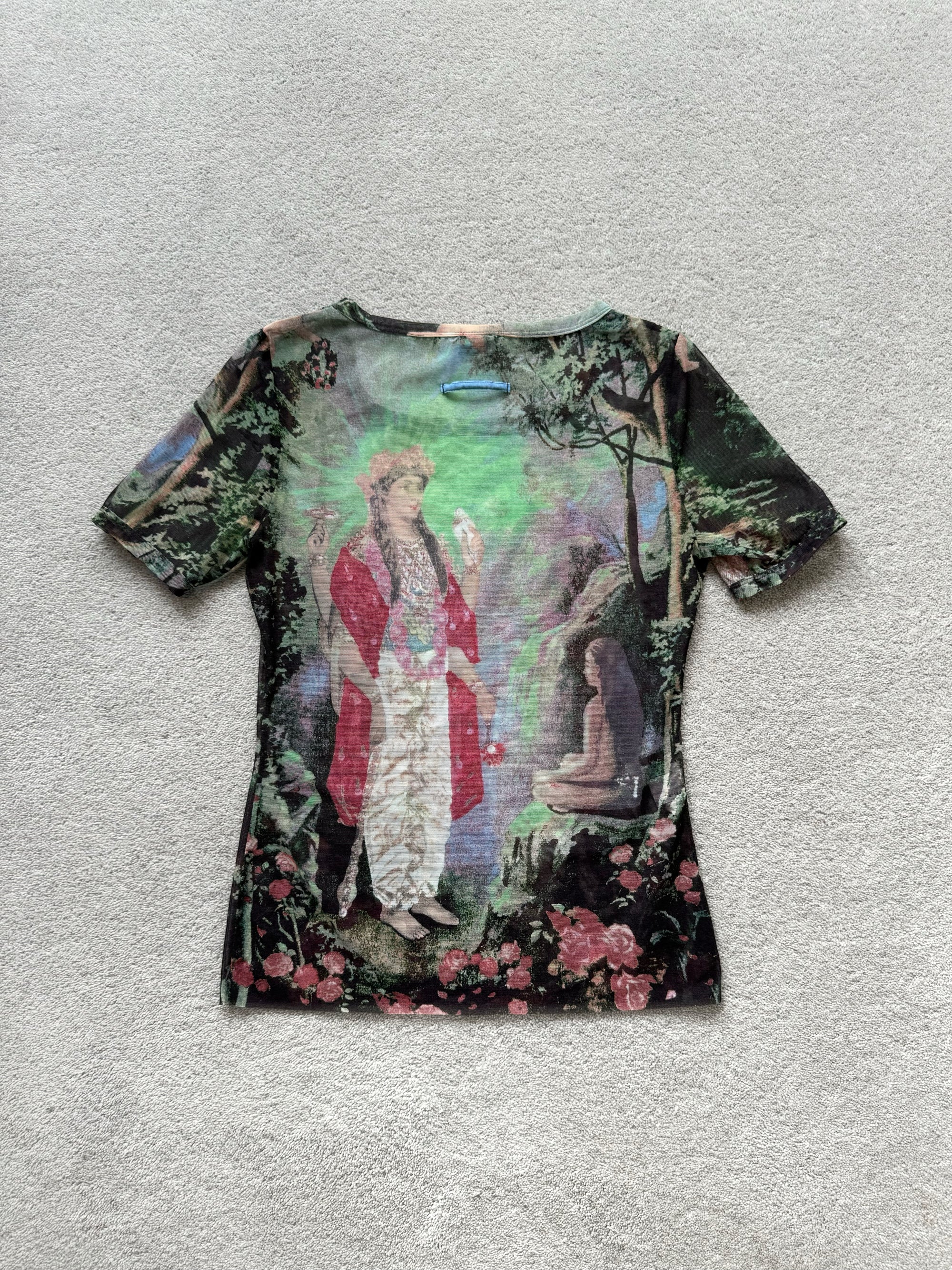 JEAN PAUL GAULTIER S/S 1998 HINDU GODDESS MESH TOP