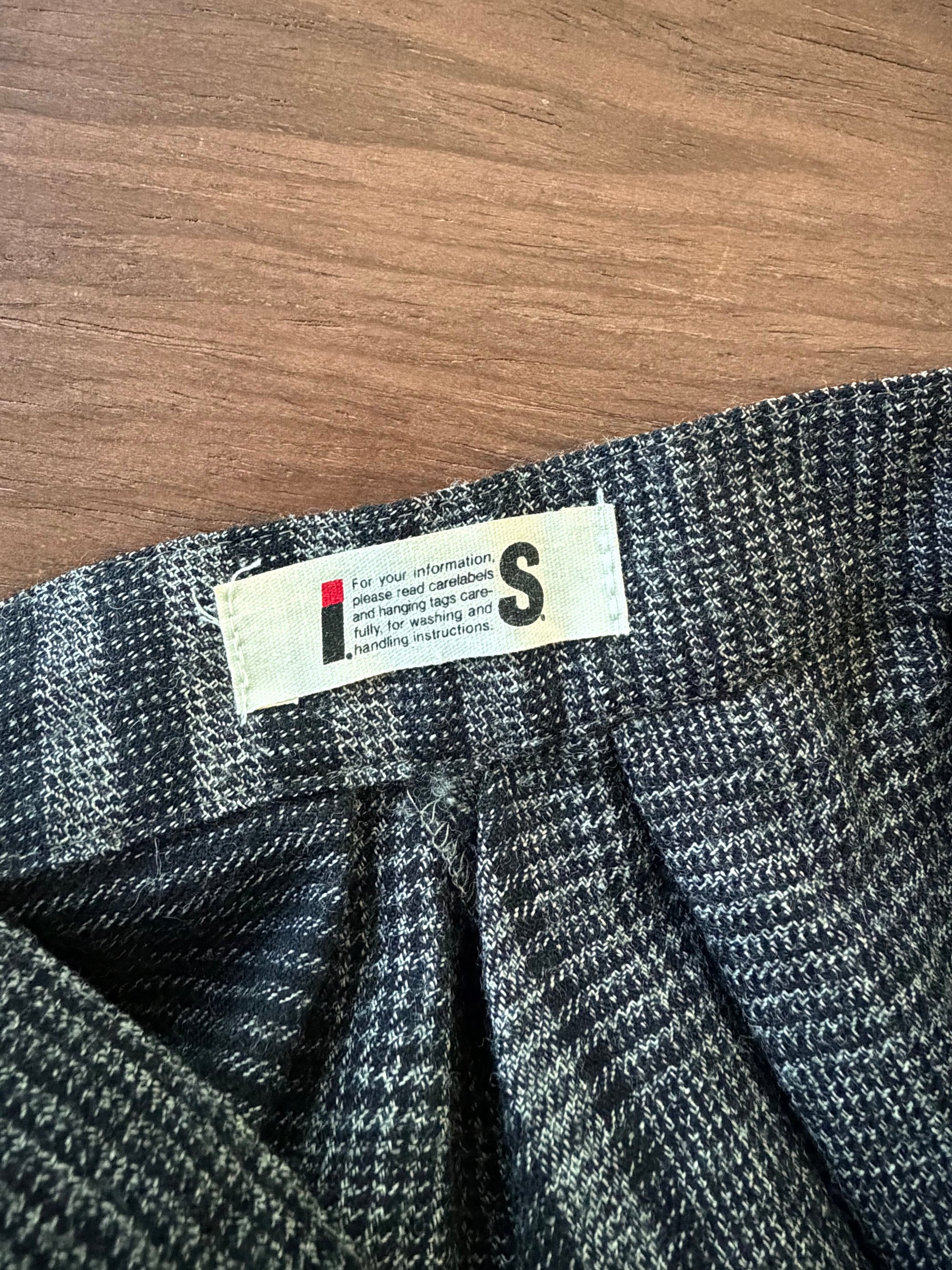 ISSEY MIYAKE SPORTS 80s WOOL SKIRT