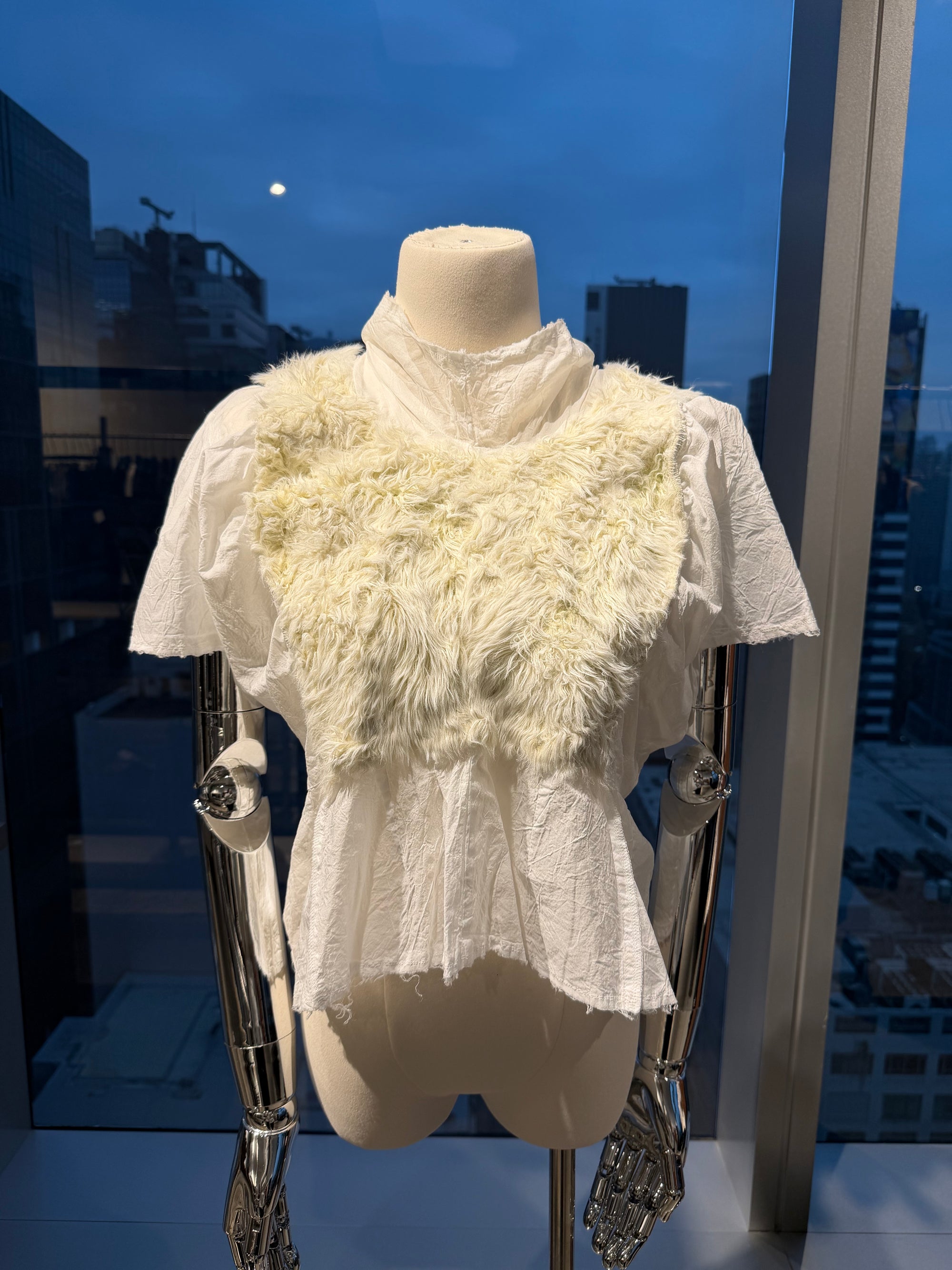 COMME DES GARCONS S/S 2002 FAUX FUR TOP