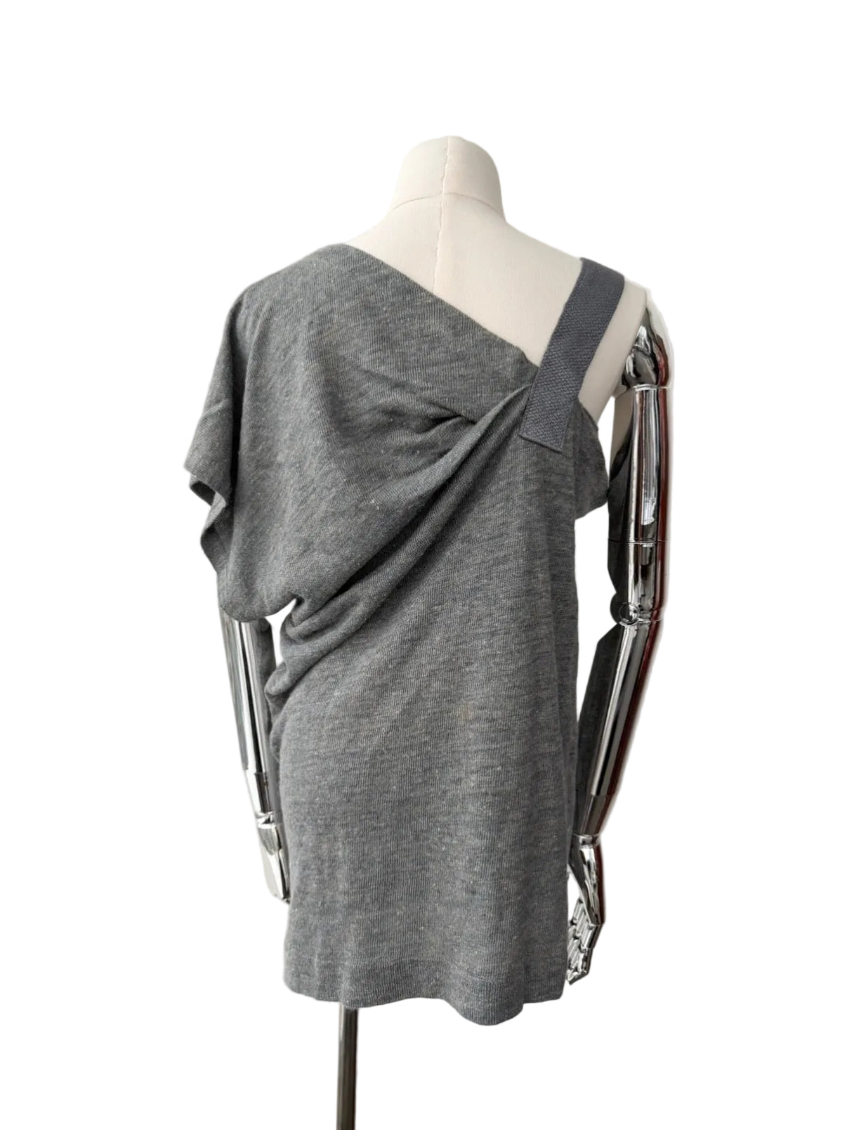 ISSEY MIYAKE 80s OFF SHOULDER STRAP TOP