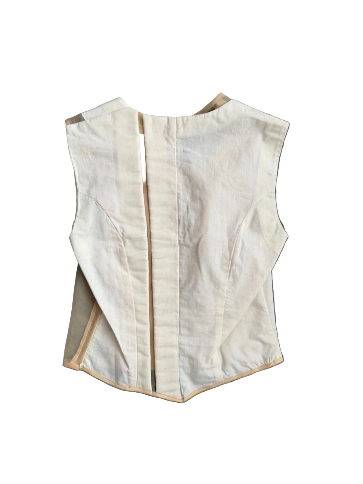 COMME DES GARCONS F/W 1997 CALICO CORSET TOP