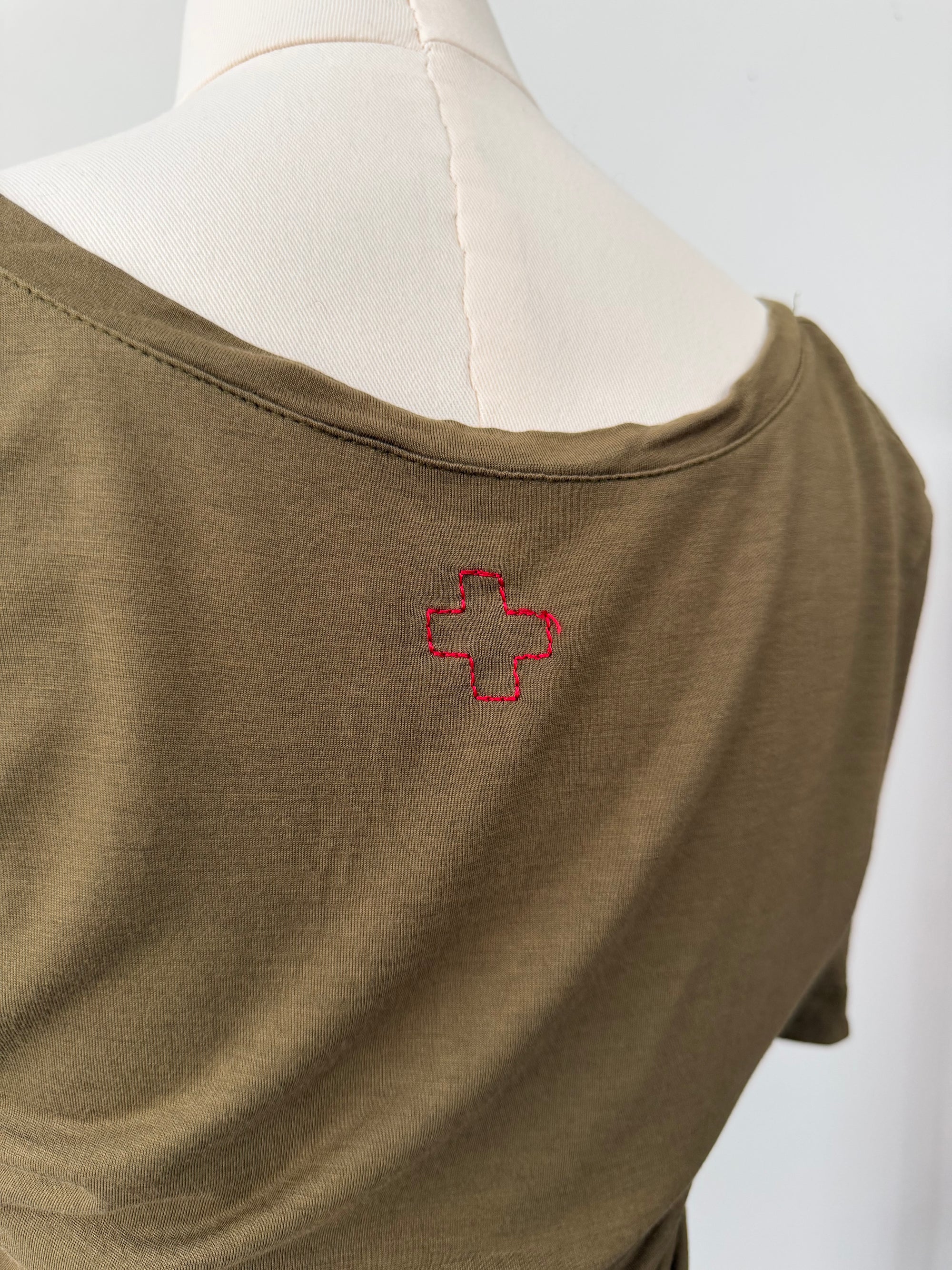 A.F. VANDEVORST S/S 2005 HOOK-AND-EYE PEPLUM TOP