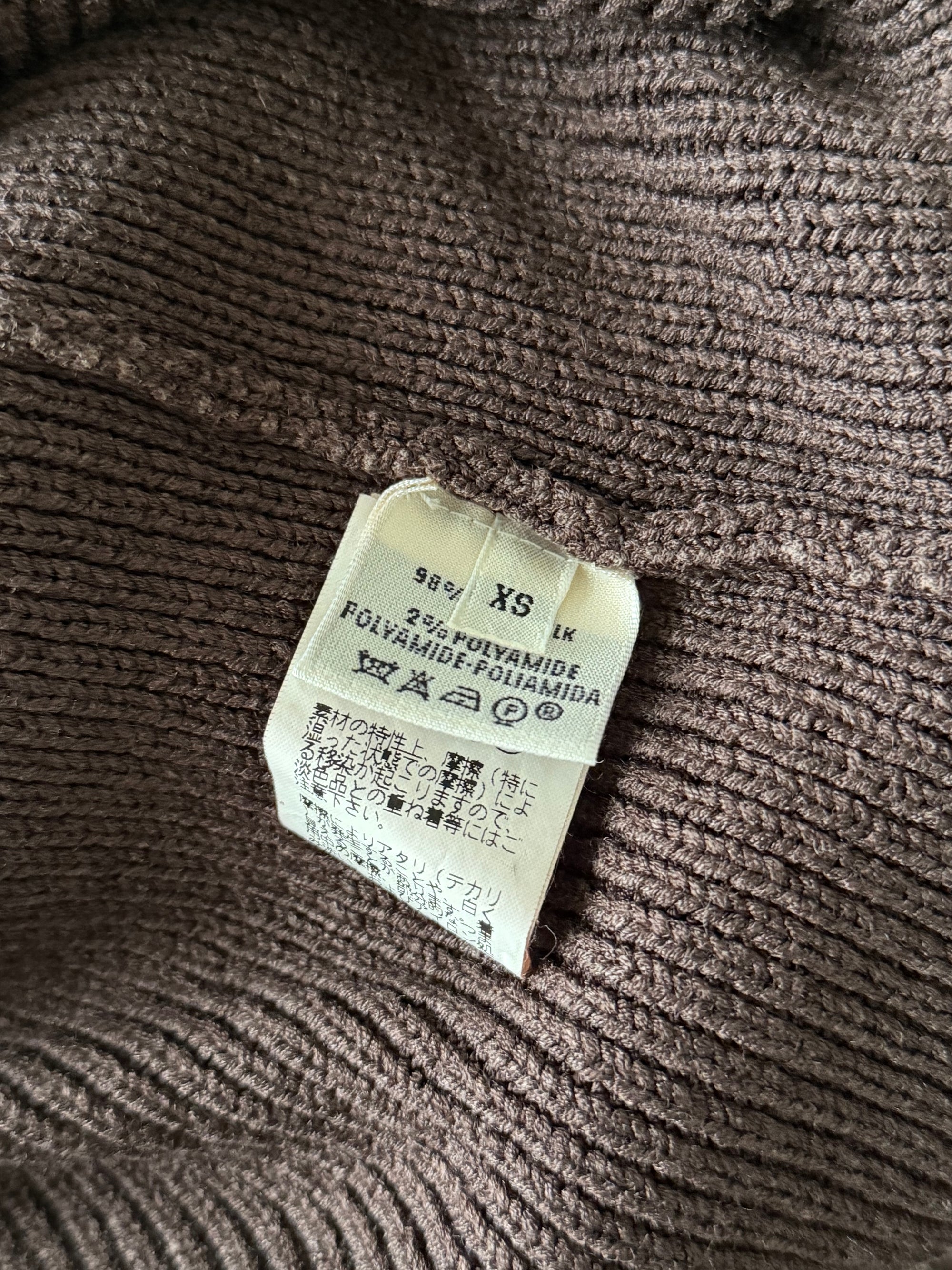 HERMES BY MARGIELA S/S 2003 DEEP-V SWEATER
