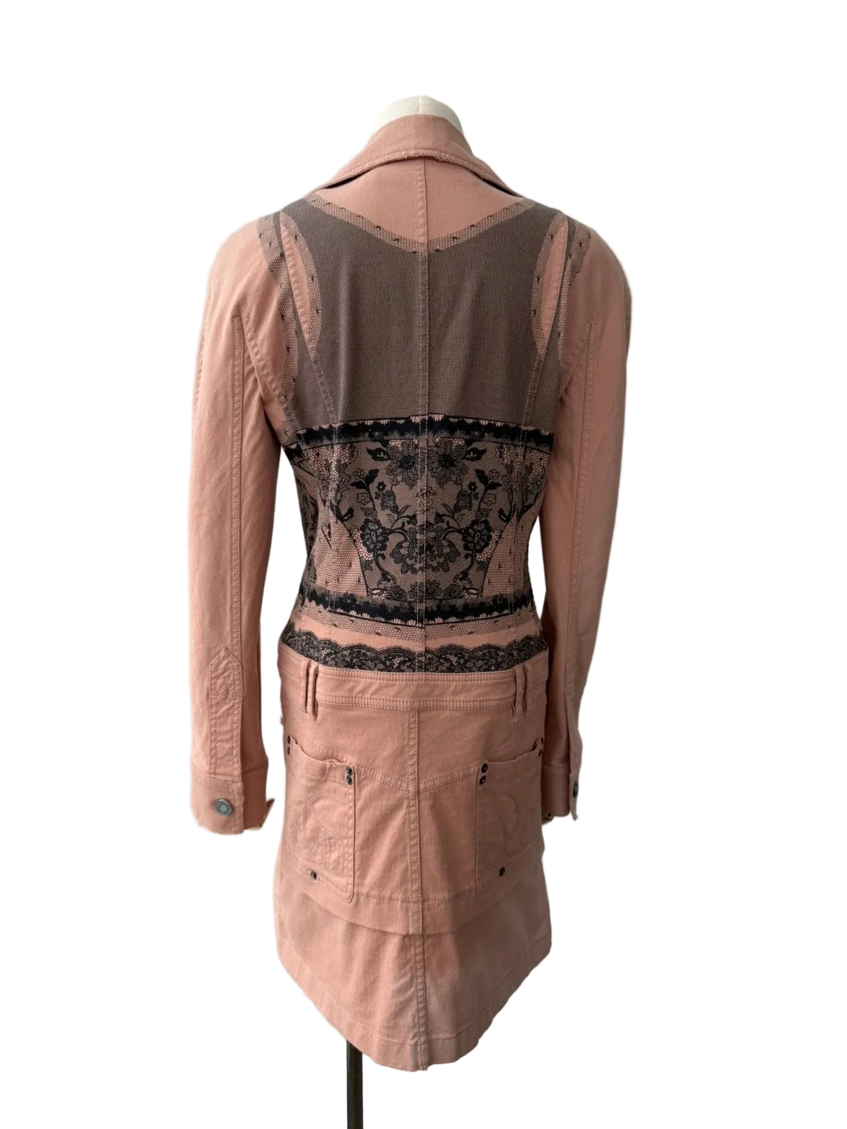 DIOR BY GALLIANO S/S 2006 LACE DENIM JACKET