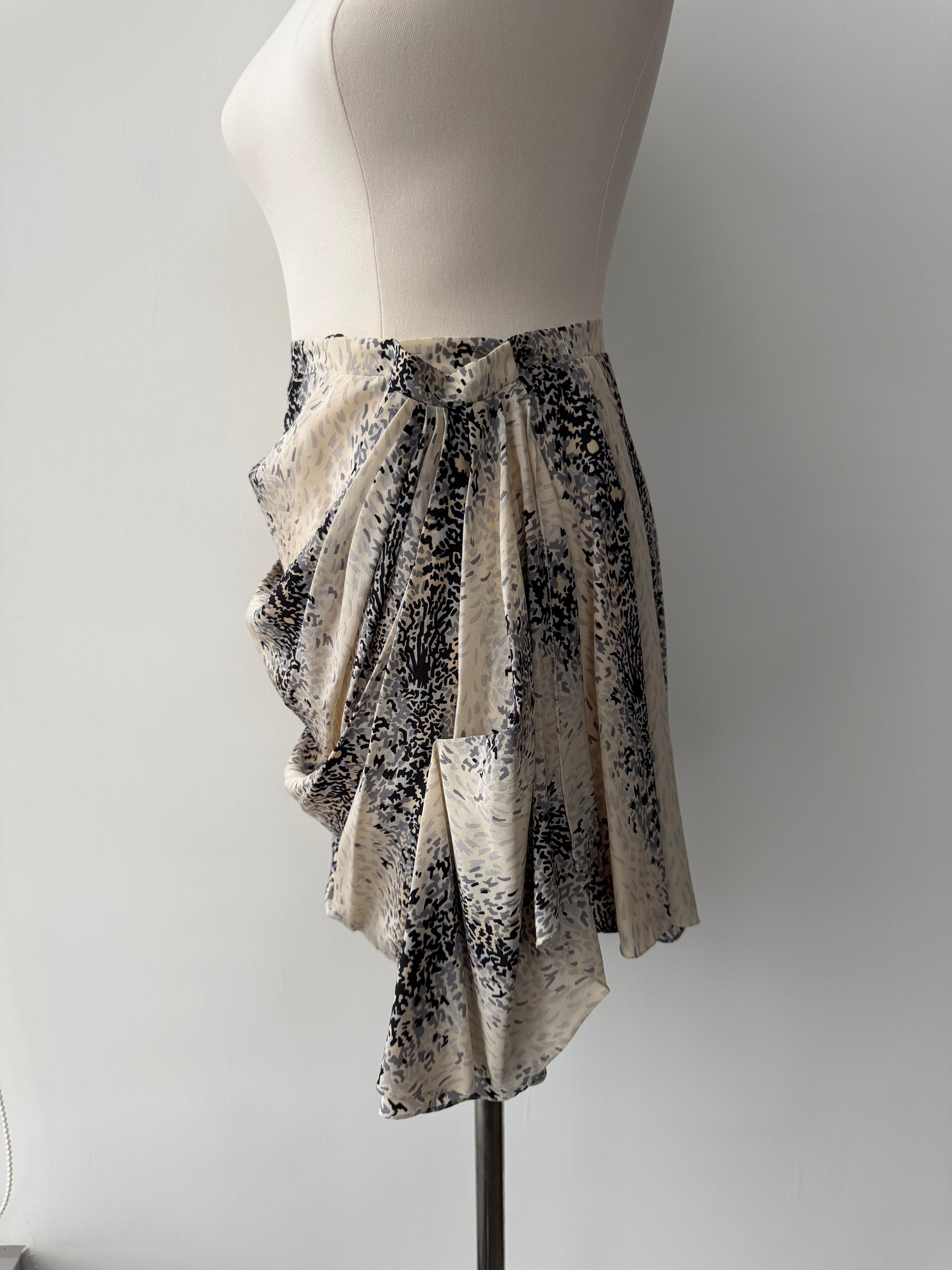 BALENCIAGA BY NICOLAS GHESQUIERE F/W 2009 SILK SET+TURBAN
