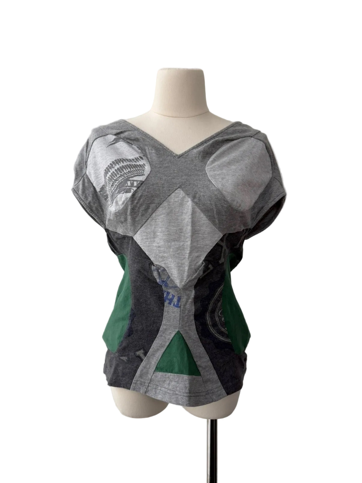 JUNYA WATANABE S/S 2006 PATCHWORK DOCKING TOP