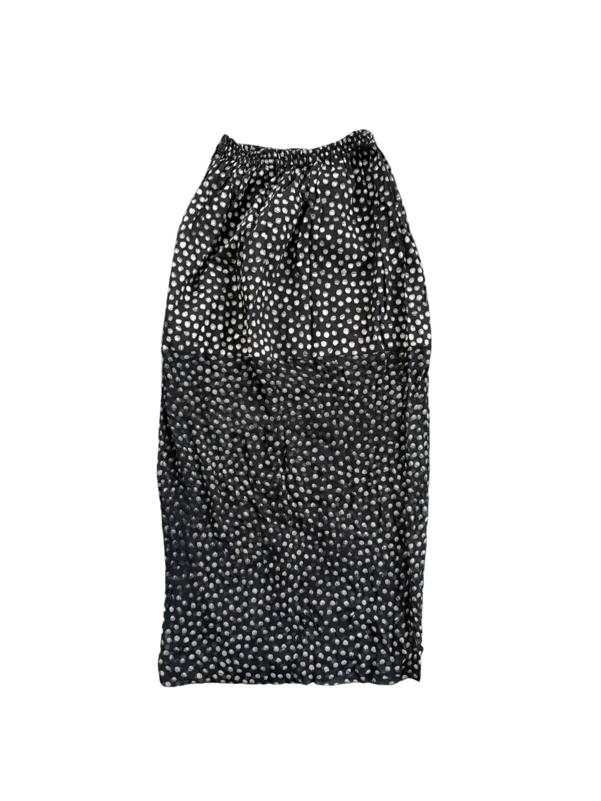 ISSEY MIYAKE PERMANENTE S/S 1995 SILK POLKA DOT SKIRT