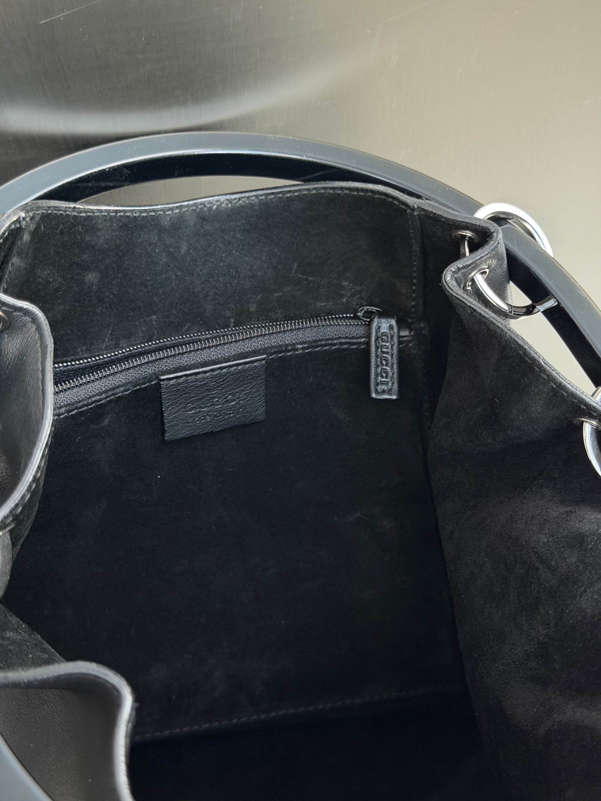 GUCCI BY TOM FORD F/W 1999 RING LEATHER BAG