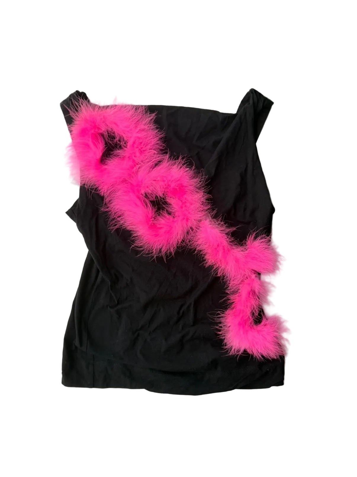 VIVIENNE WESTWOOD 90s “DOLL” TURKEY FUR TOP