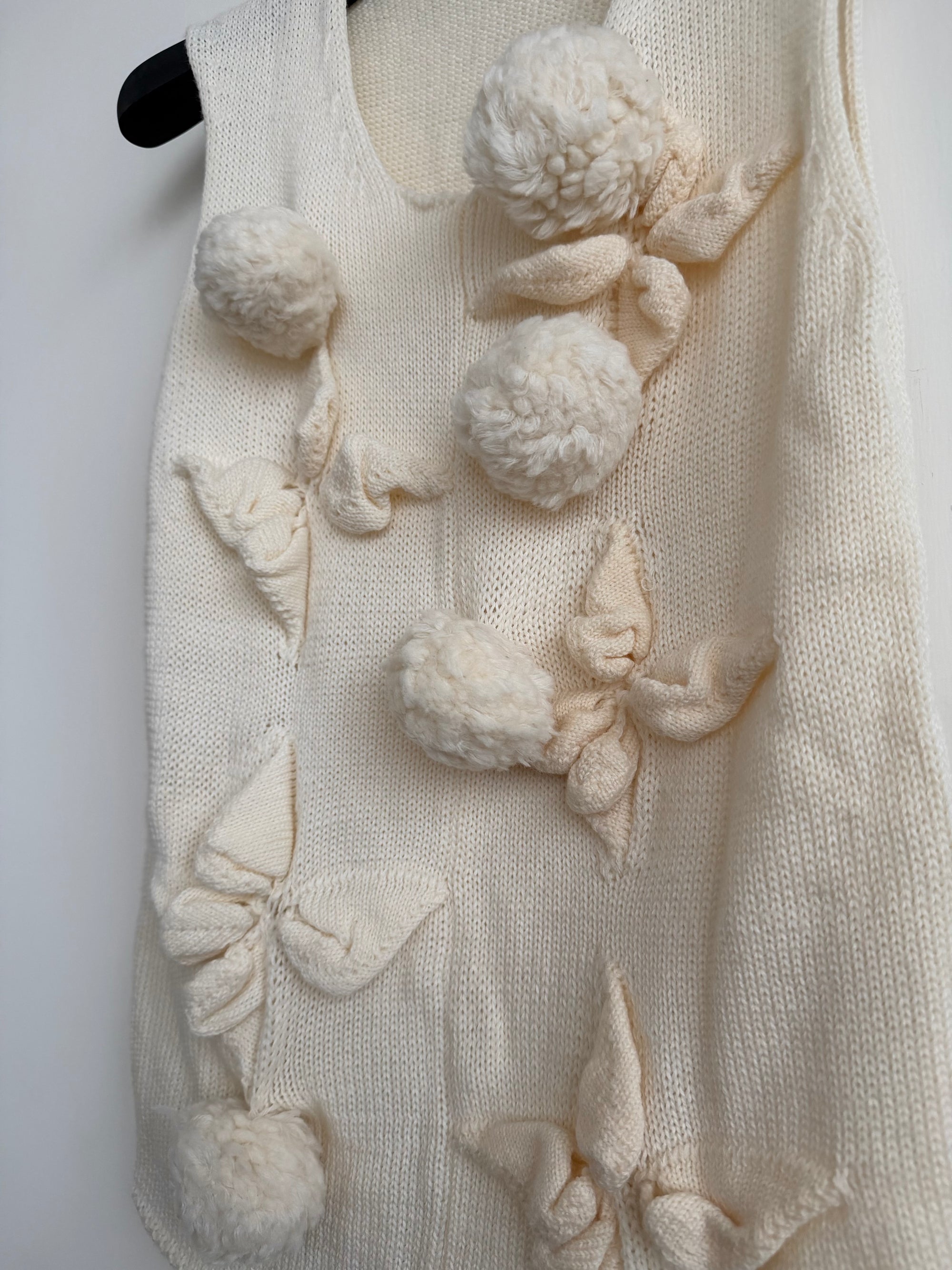 COMME DES GARCONS S/S 2002 POM POM KNIT TOP