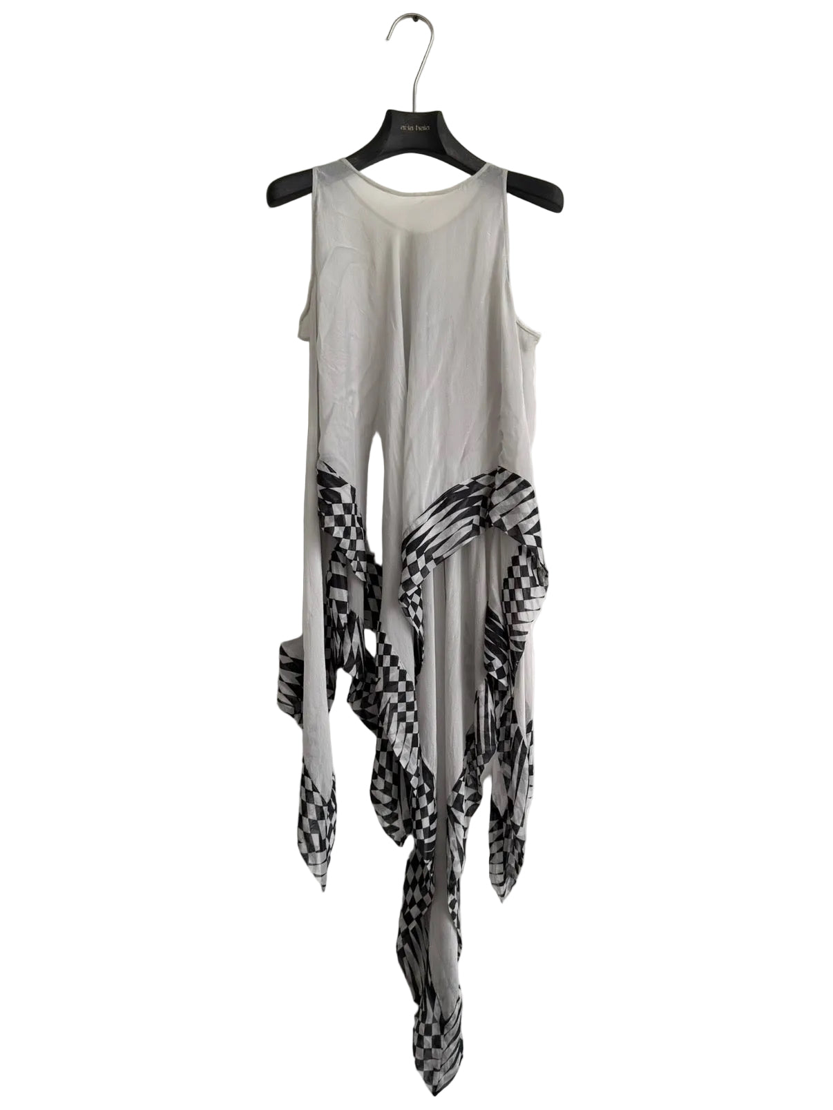 GARETH PUGH S/S 2007 SILK DRAPE TOP