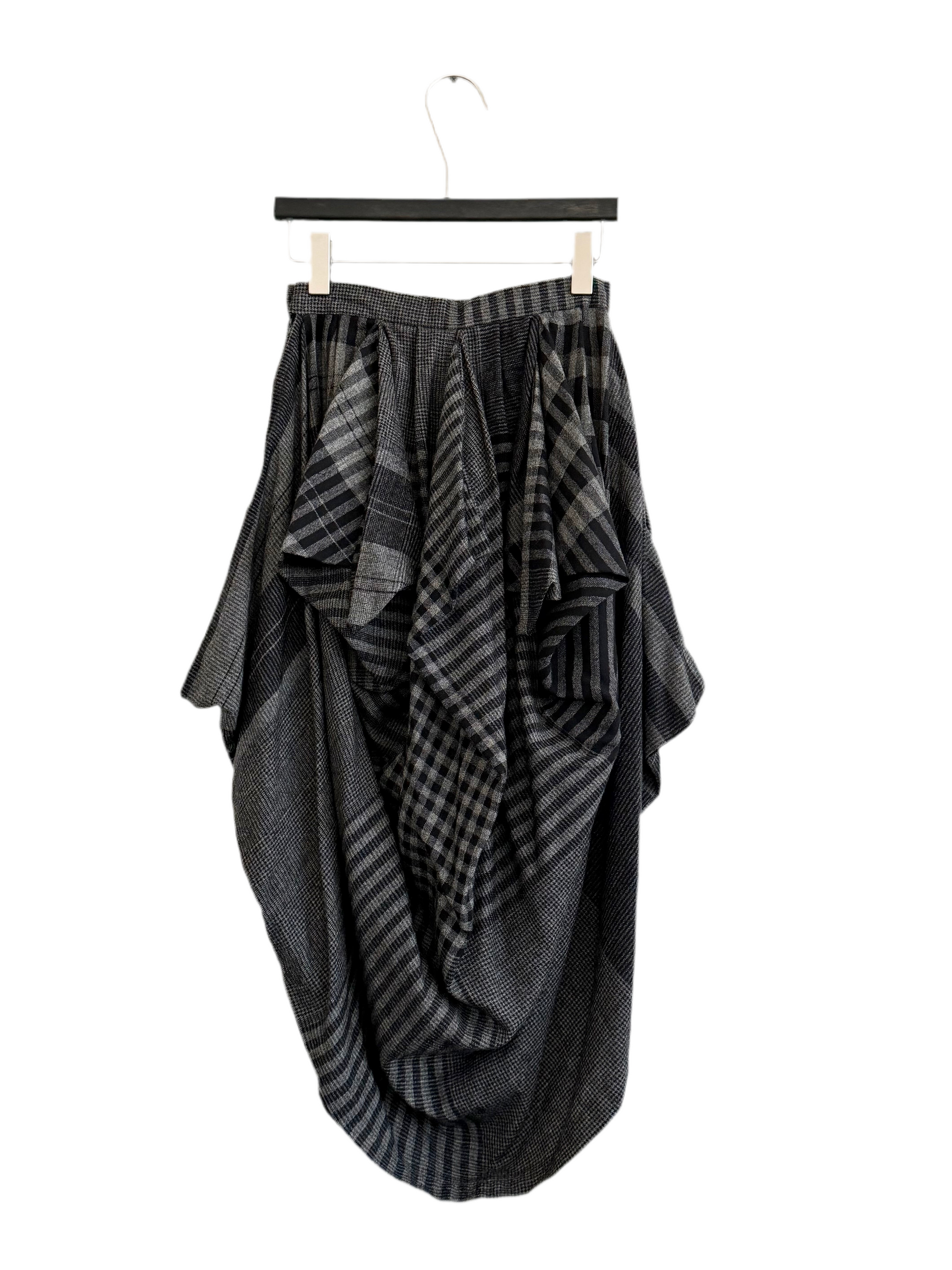 ISSEY MIYAKE SPORTS 80s WOOL SKIRT
