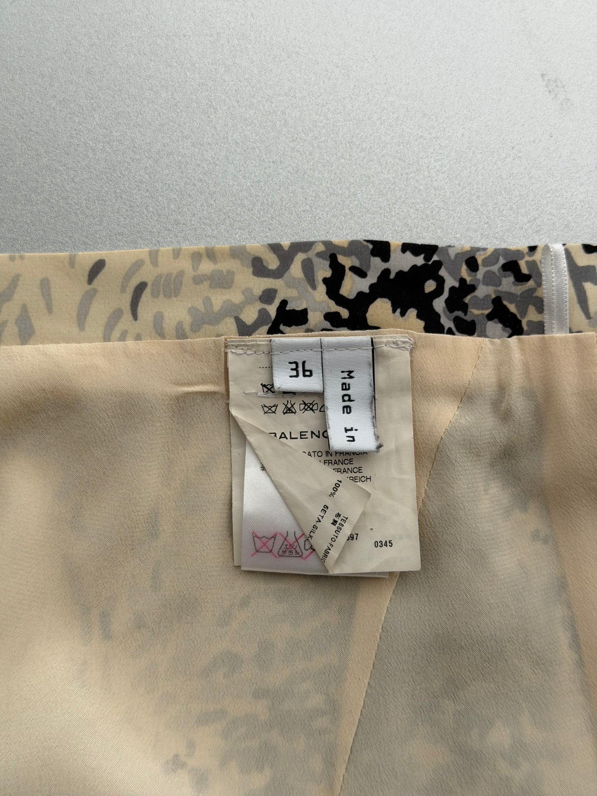 BALENCIAGA BY NICOLAS GHESQUIERE F/W 2009 SILK SET+TURBAN