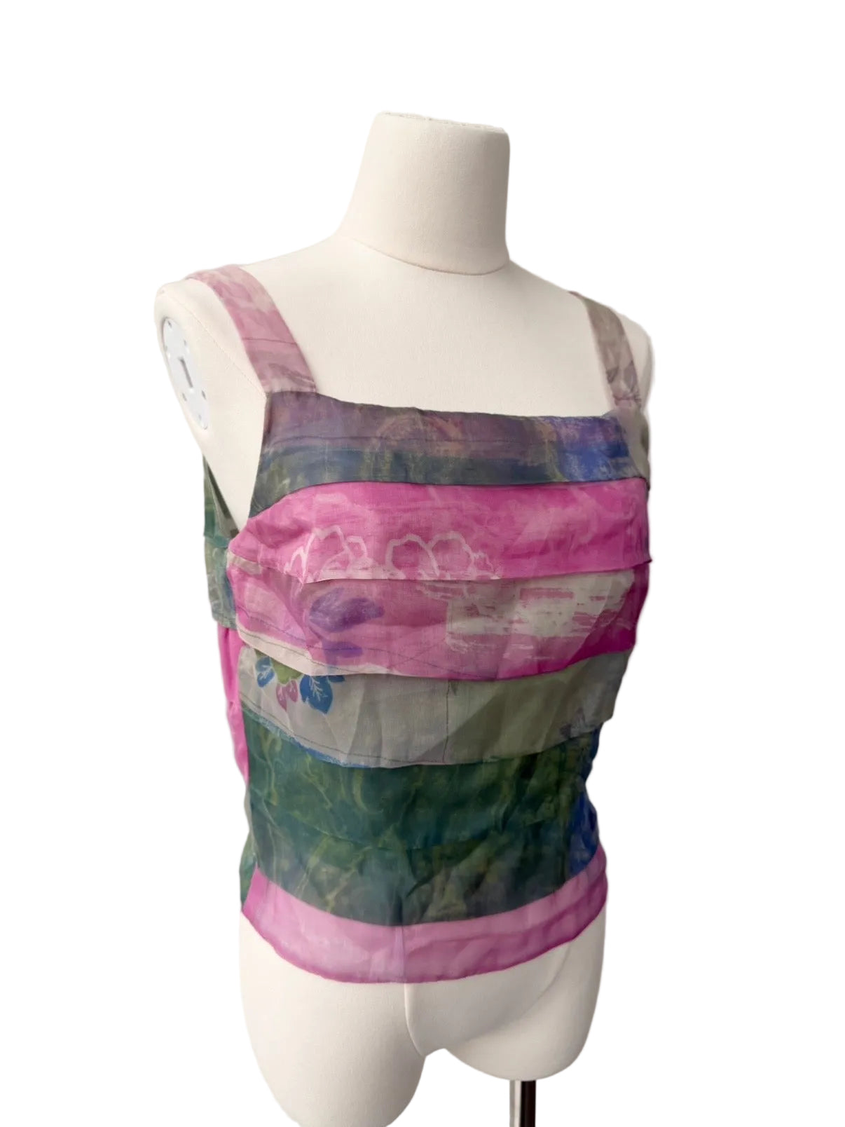 GIORGIO ARMANI 90s SILK FLORAL TOP