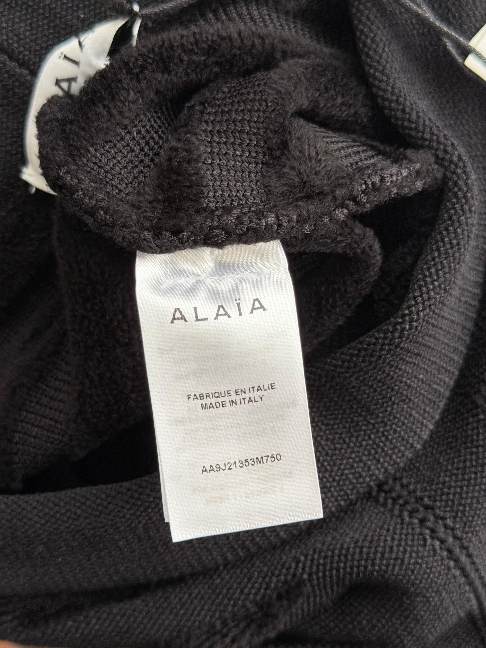 ALAIA S/S 2023 3D SKELETON VELVET SKIRT
