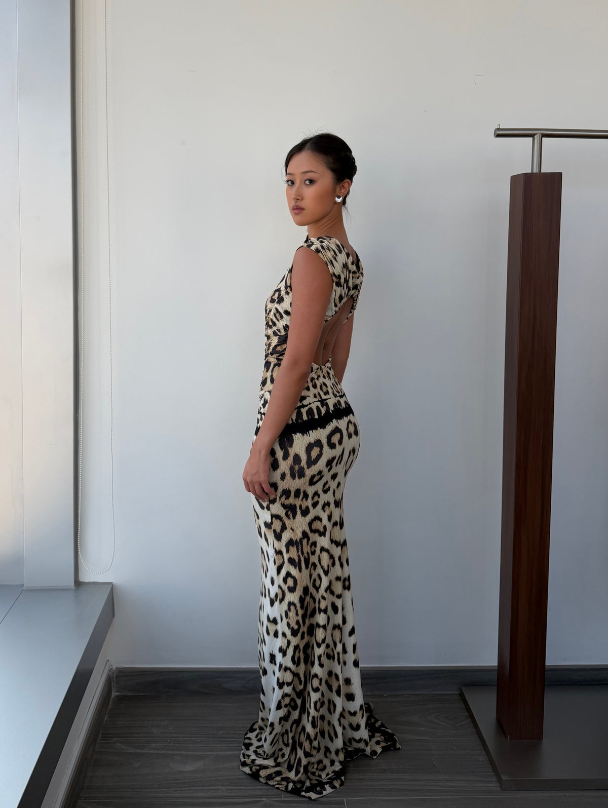 ROBERTO CAVALLI S/S 2012 LEOPARD MAXI DRESS