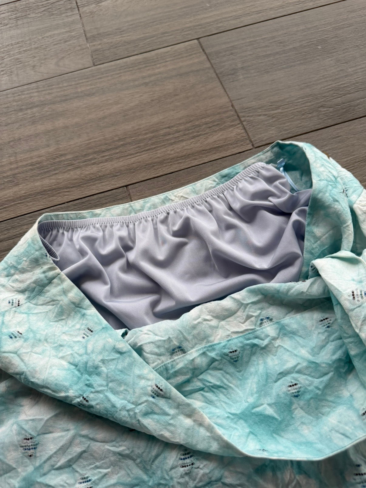 ISSEY MIYAKE HAAT S/S 2006 SHIBORI EMBROIDERY SKIRT