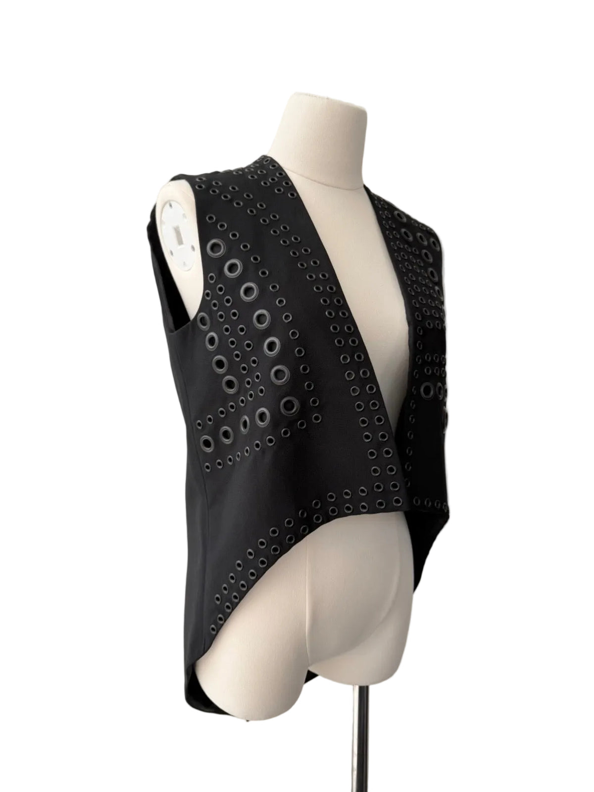 GIVENCHY S/S 2011 METAL EYELET TAILCOAT VEST