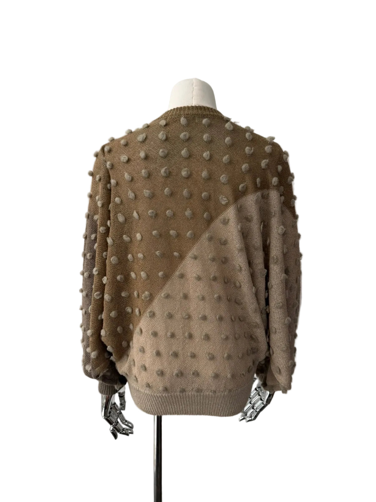 ISSEY MIYAKE 70s BATWING BOBBLES SWEATER