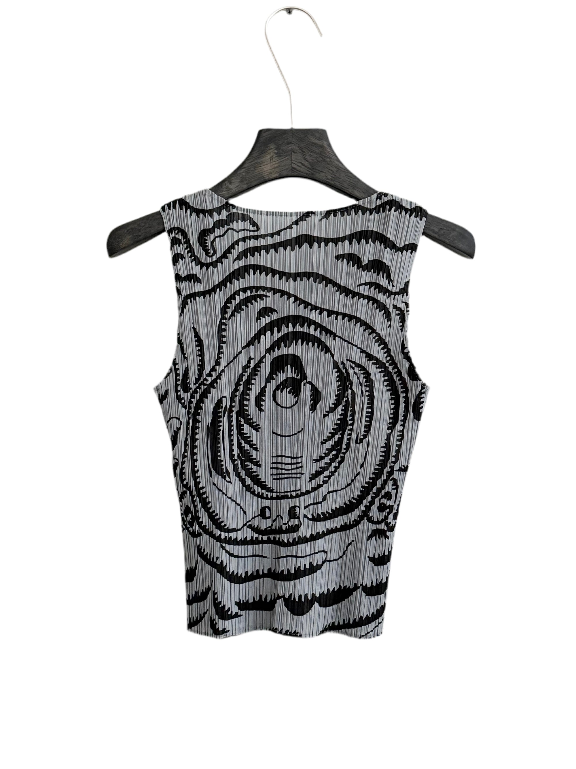 PLEATS PLEASE S/S 1998 TRIBAL PLEATED TOP