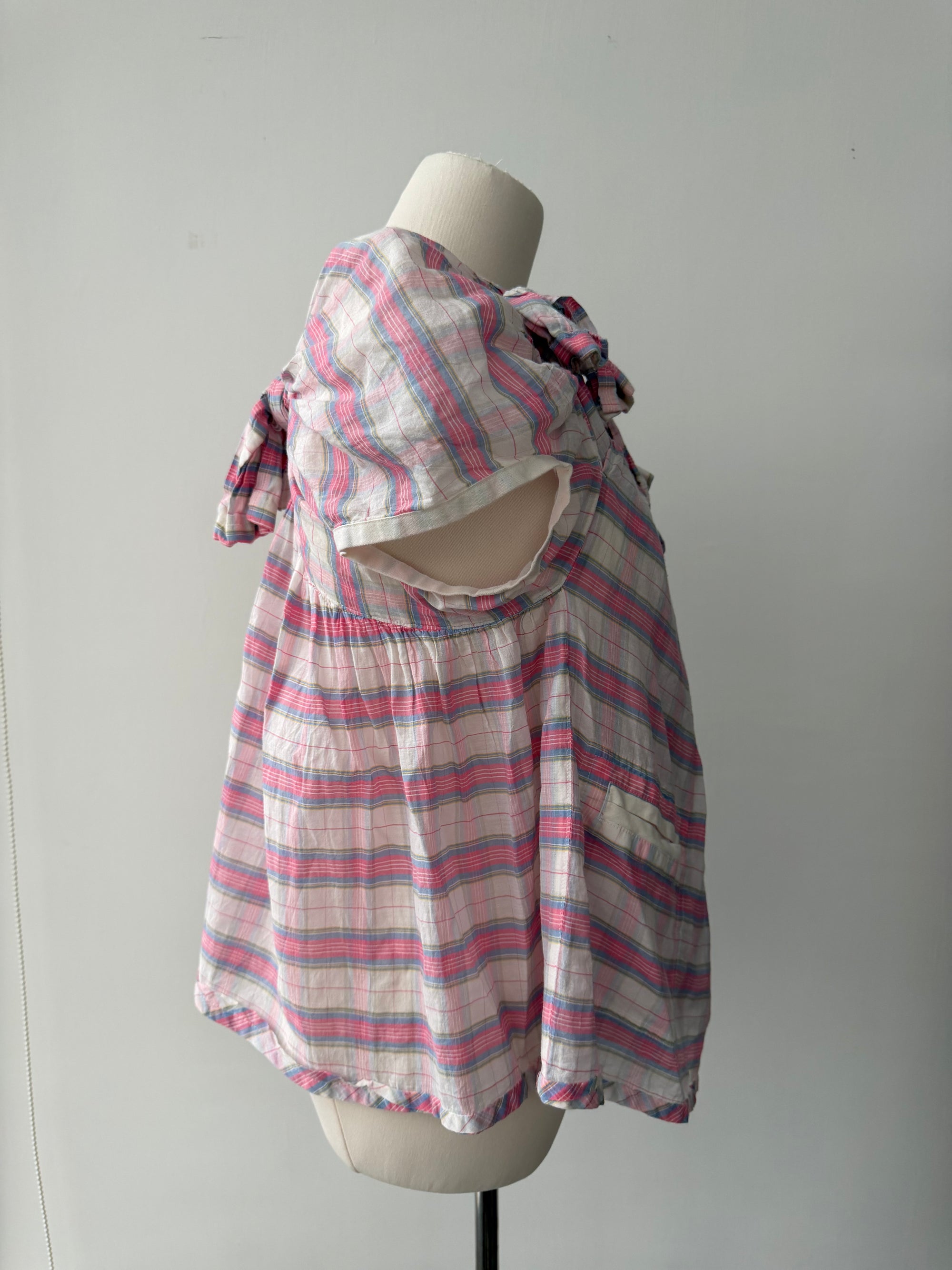 TRICOT CDG S/S 2017 PINK KNOT BLOUSE