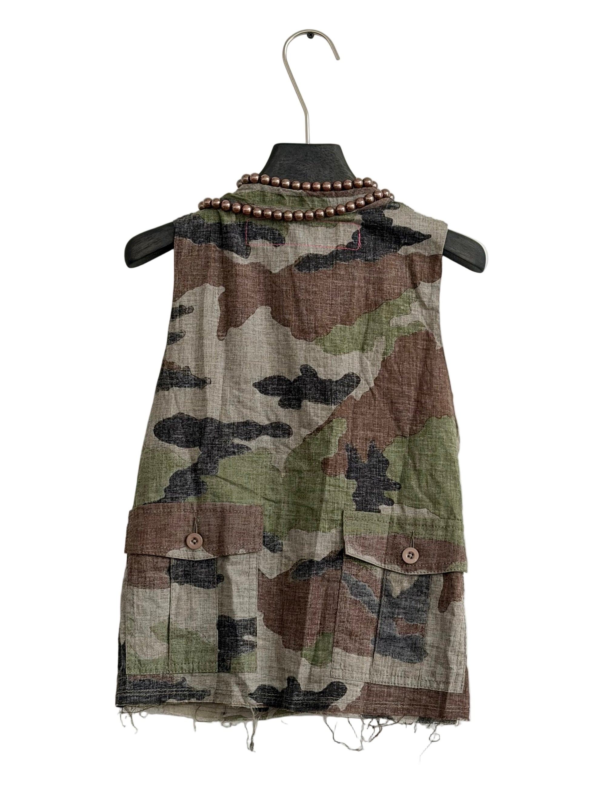 JUNYA WATANABE CDG MAN S/S 2003 CAMO PEARL TOP