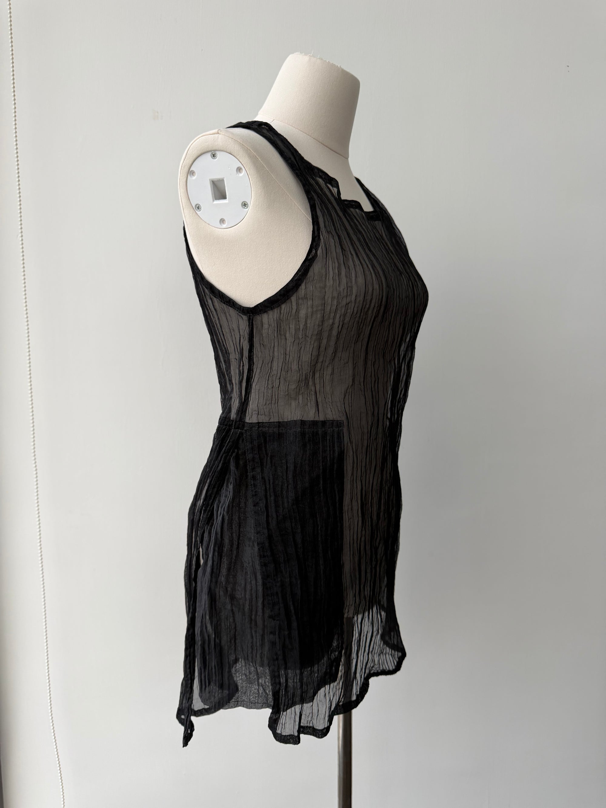 ISSEY MIYAKE SPORT 80s CRINKLED NYLON TOP
