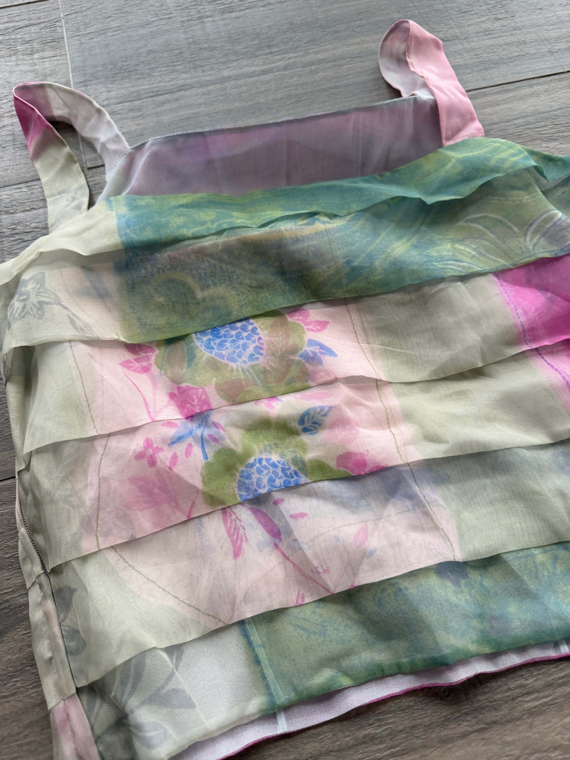 GIORGIO ARMANI 90s SILK FLORAL TOP